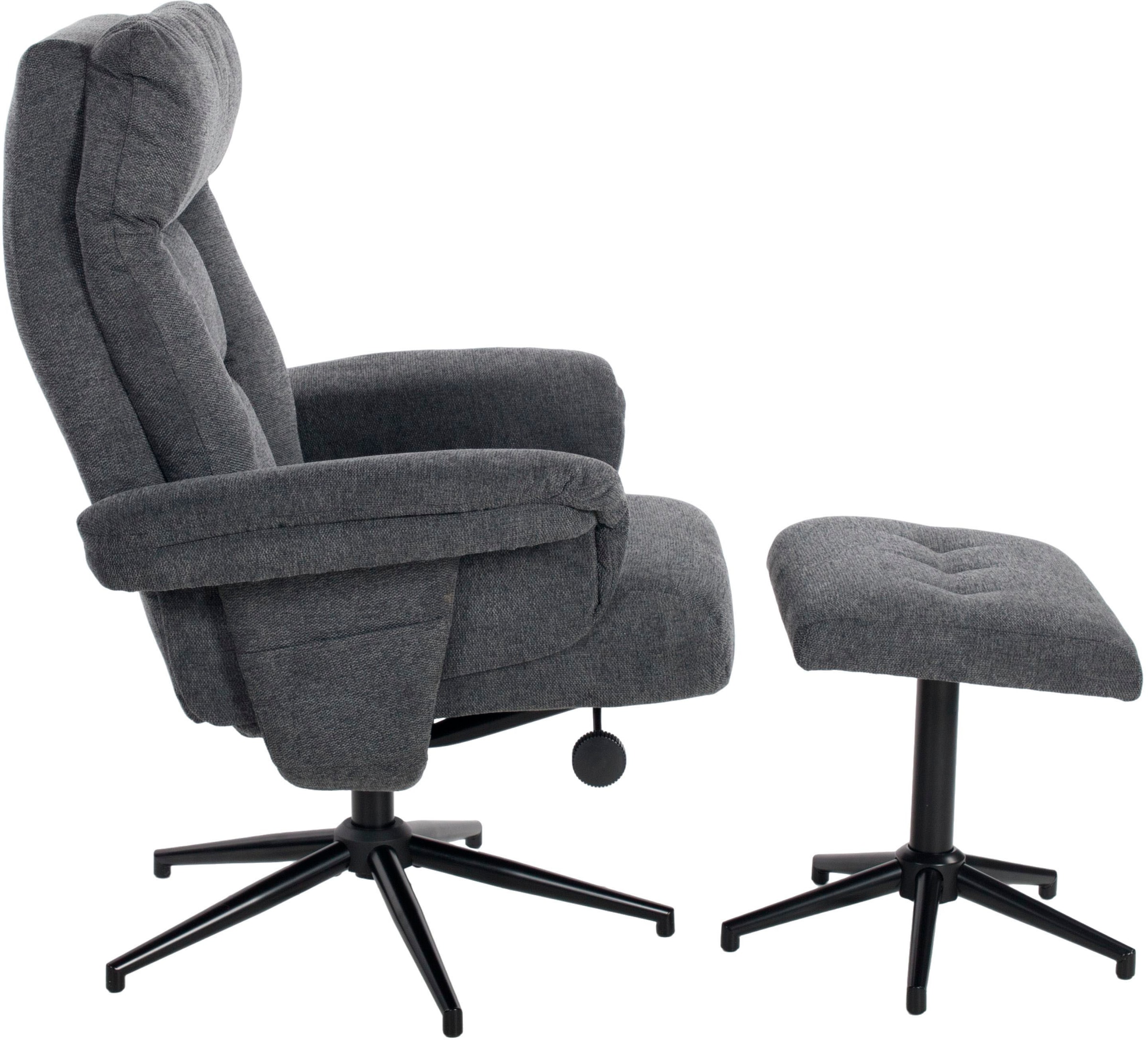 Duo Collection TV-Sessel »Olvera« mit Hocker und Relaxfunktion, 360 Grad drehbar