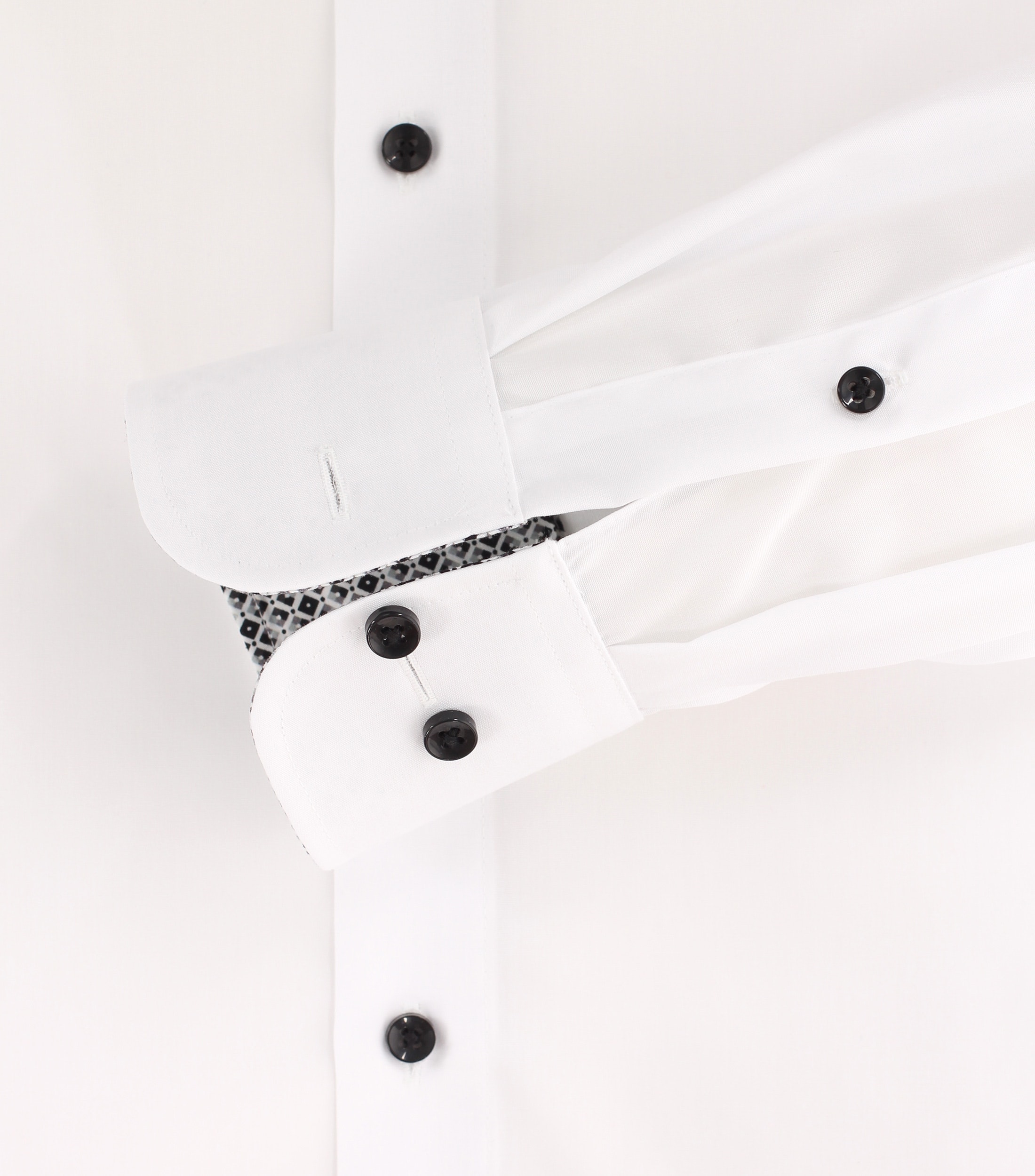 CASAMODA Chemise d'affaires »Businesshemd« Avec boutons contrastants et col chemise / coton