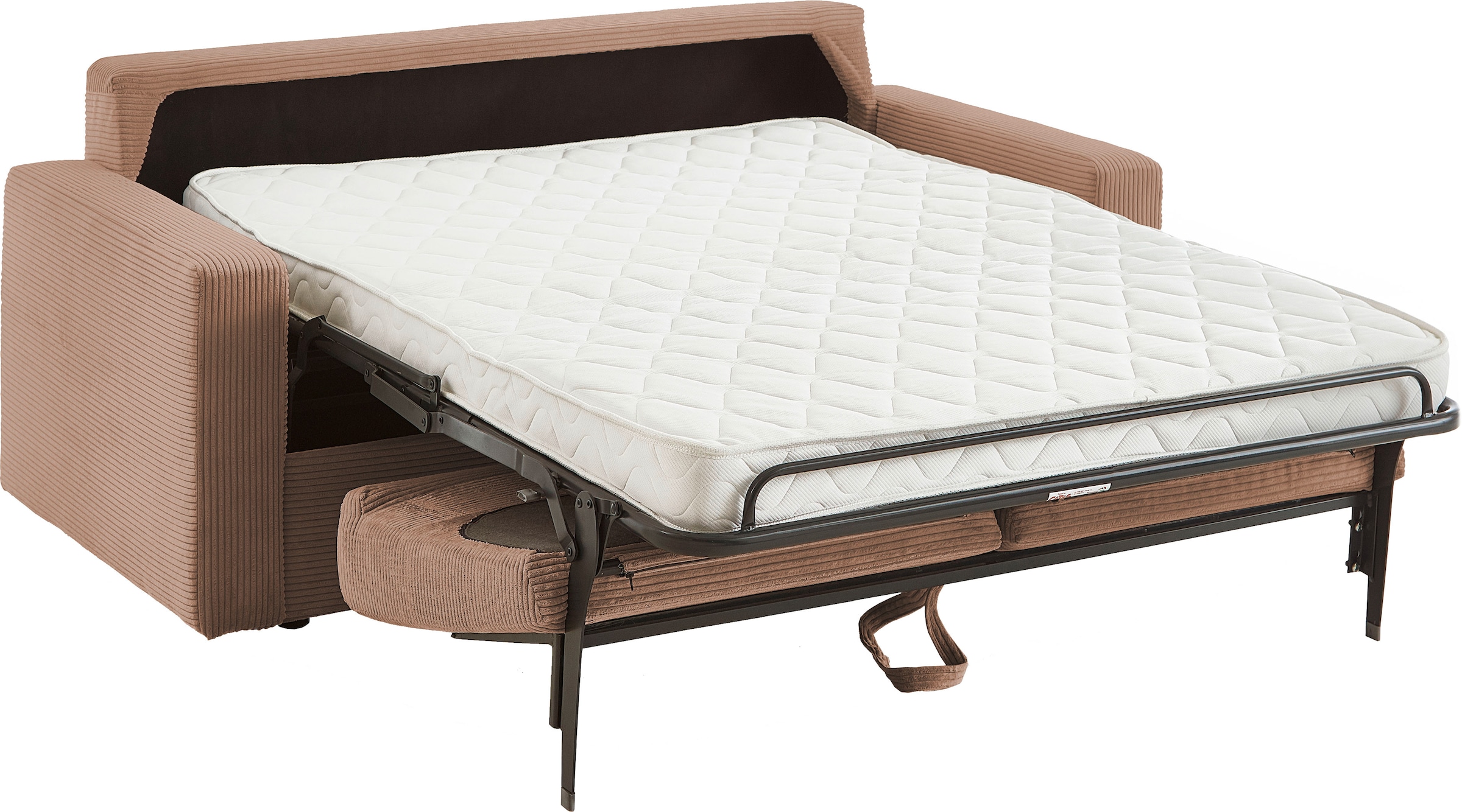 ATLANTIC home collection Canapé-lit »Rolando, B: 196 cm, Liegefl. 140x190 cm« mit komfortabler Matratze, Dauerschlafsofa