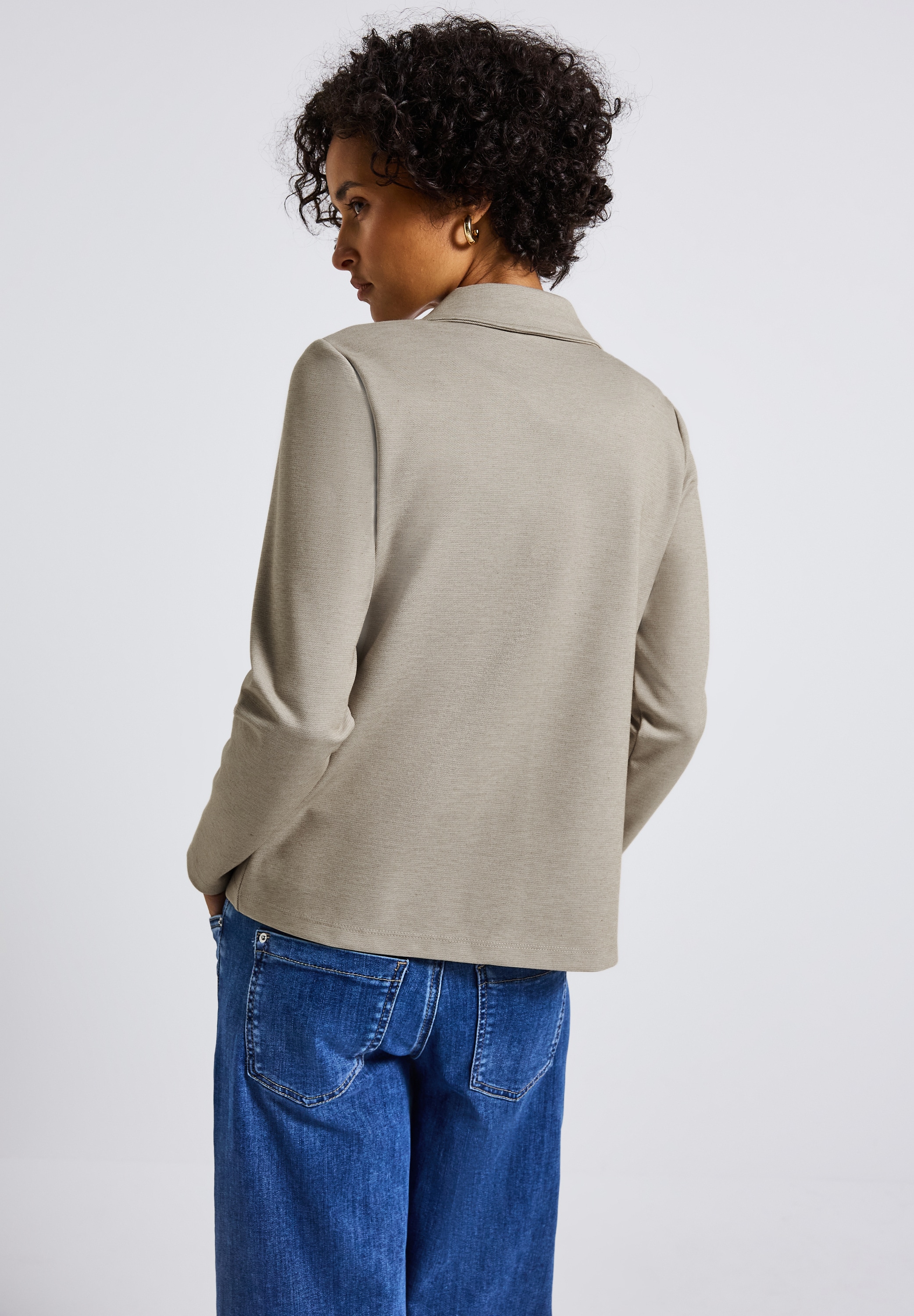 STREET ONE Veste blazer mit Reverskragen und Knöpfen