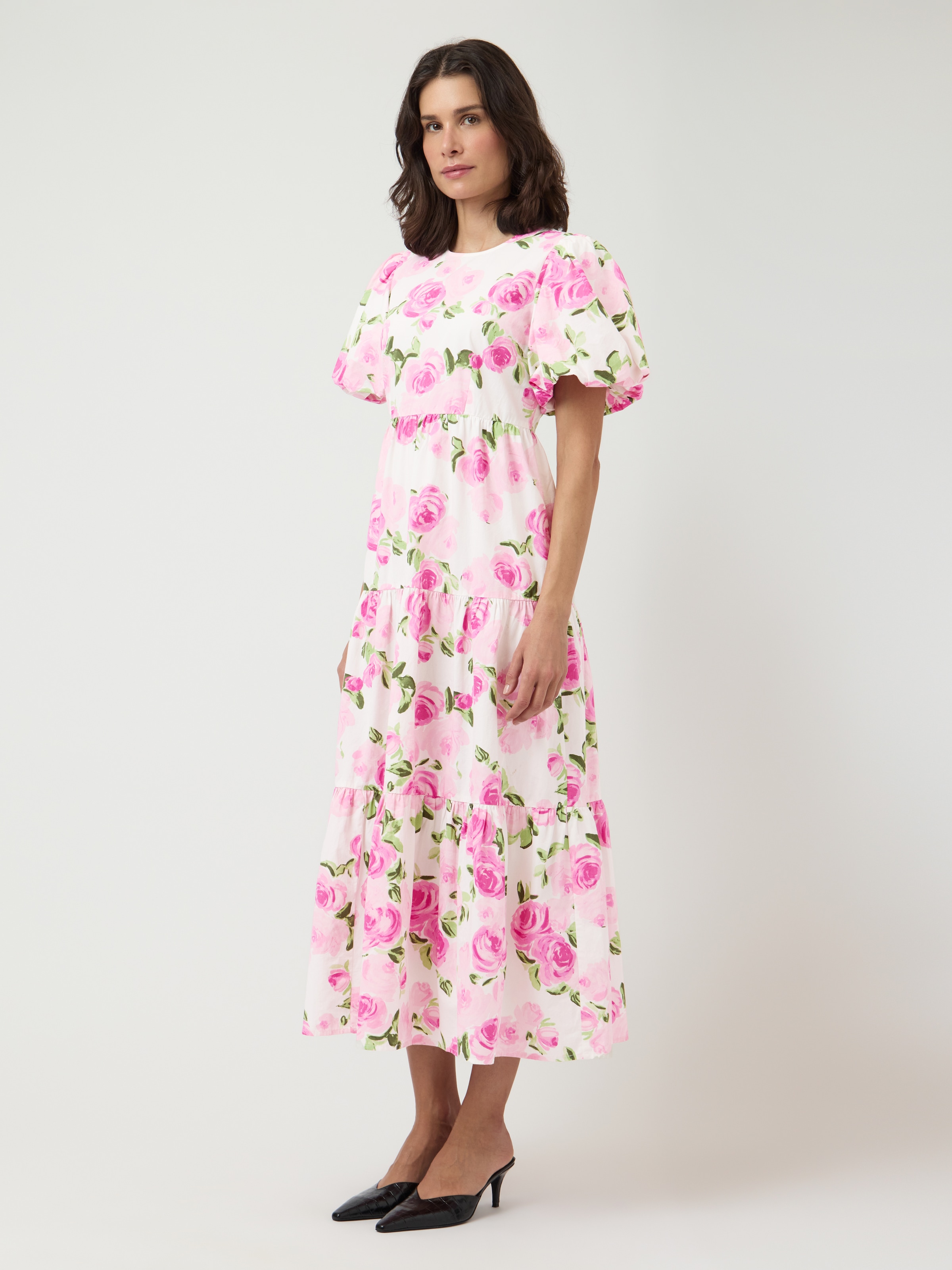 Y.A.S Robe midi »YASCOLEA SS ANKLE DRESS S. NOOS« robe d'été, coton, longueur cheville