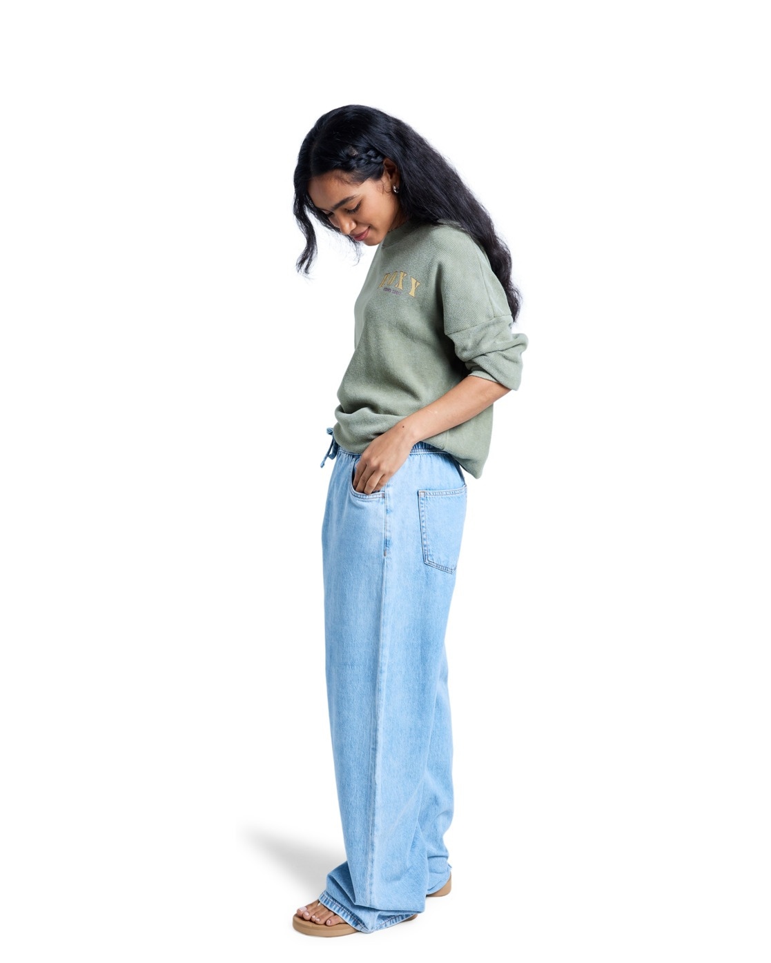 Roxy Relax-fit-Jeans »Stunning View Beau Blue«