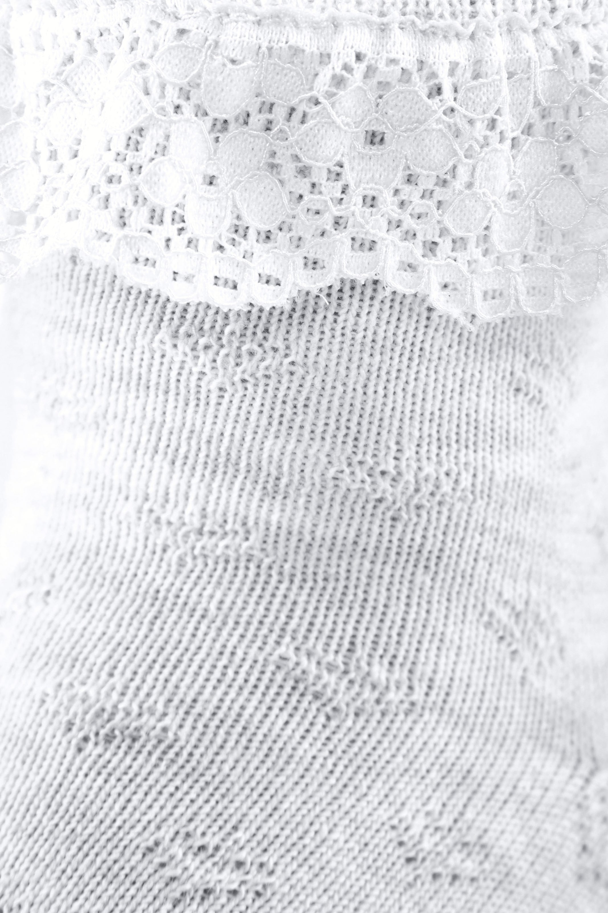 H.I.S Socken »Babysocken Ajour« Packung, 3 Paar tlg. mit feinem Ajour Strickmuster und kleiner Rüsche