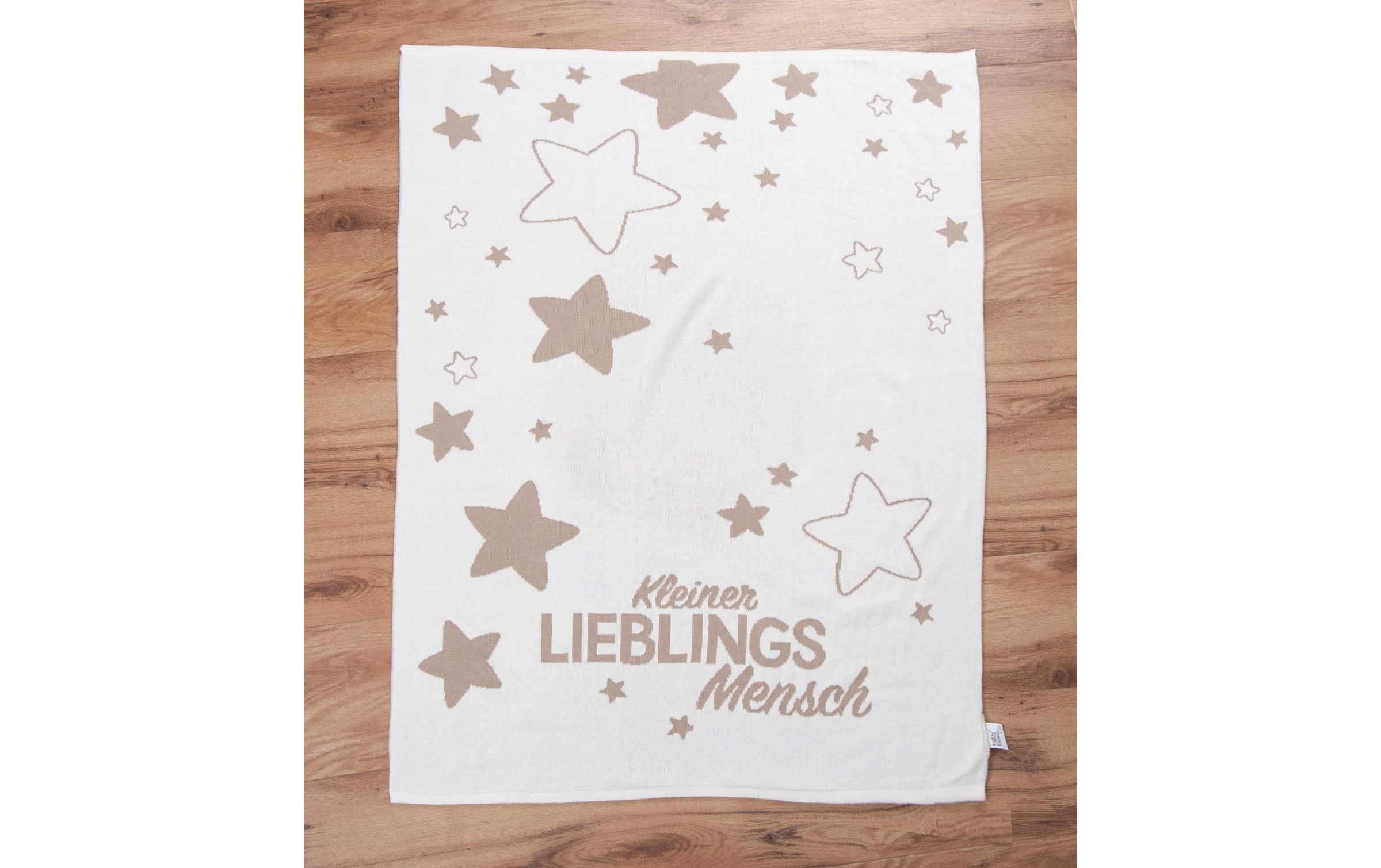 Herding Couverture d'intérieur »Kuscheldecke Bio-Baumwolle 75x100«