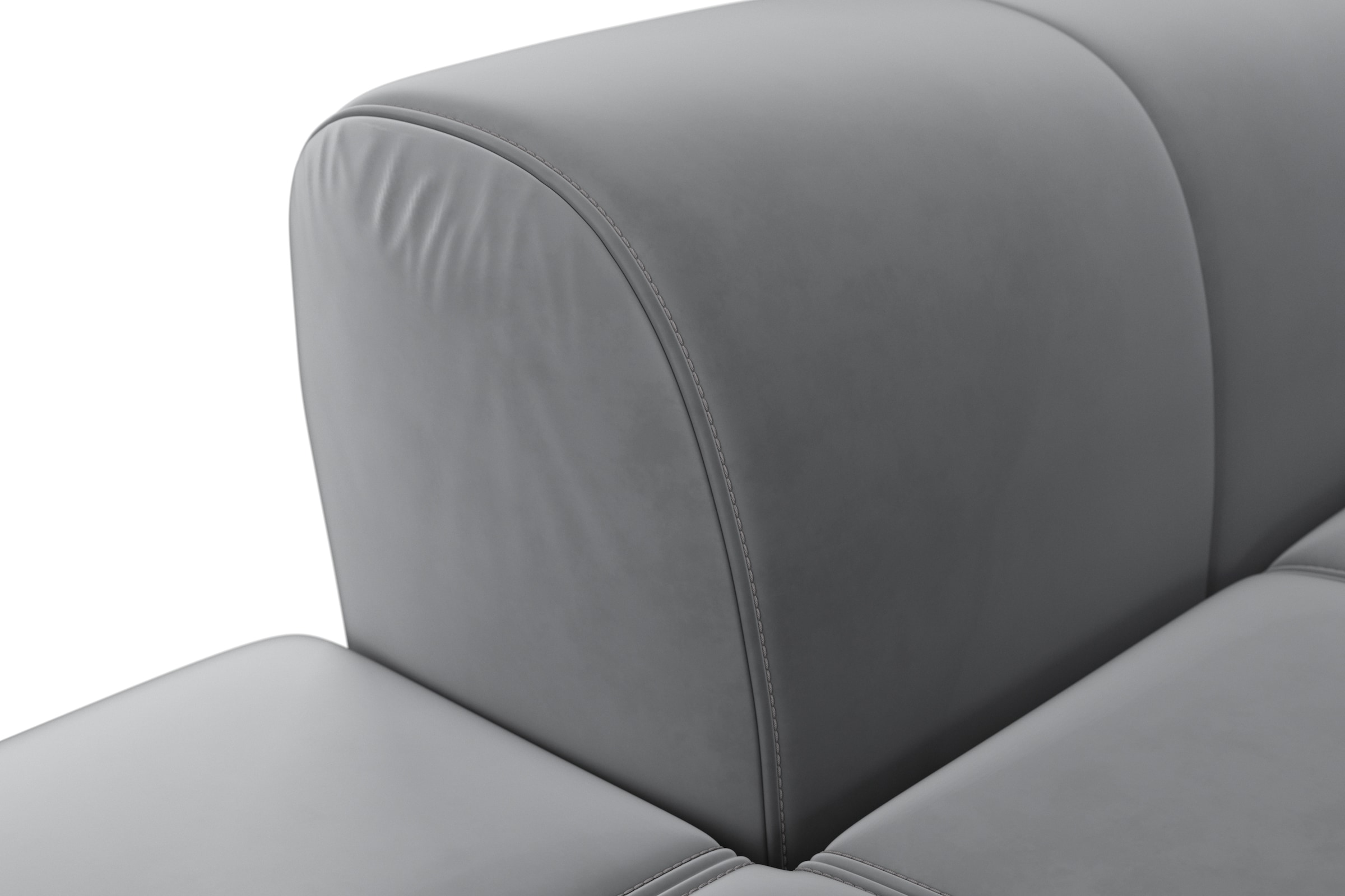 sit&more Canapé d'angle »Bendigo L-Form« inklusive Sitztiefenverstellung, Bodenfreiheit 12 cm, in 2 Fussfarben