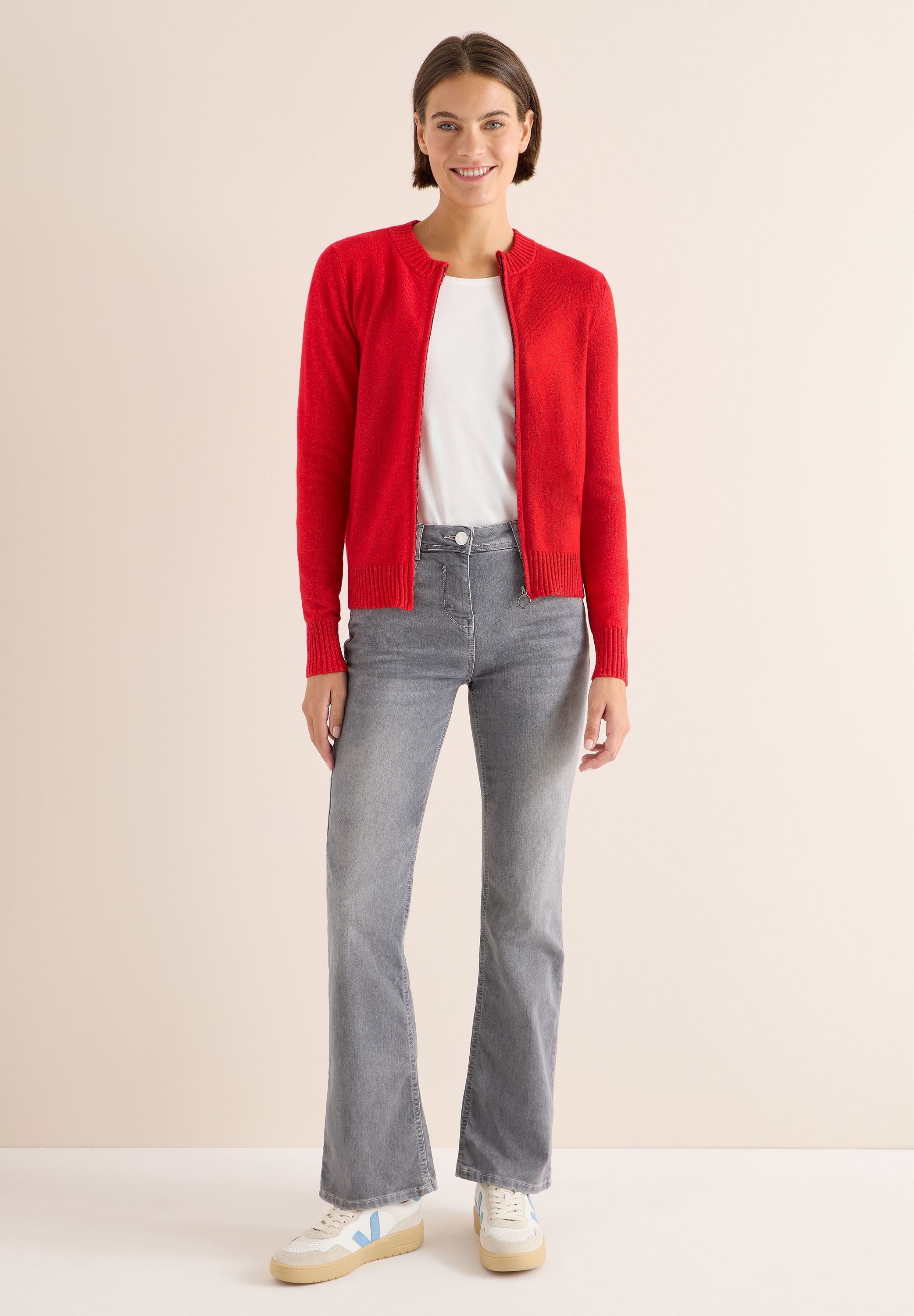 Cecil Cardigan mit Rippbündchen