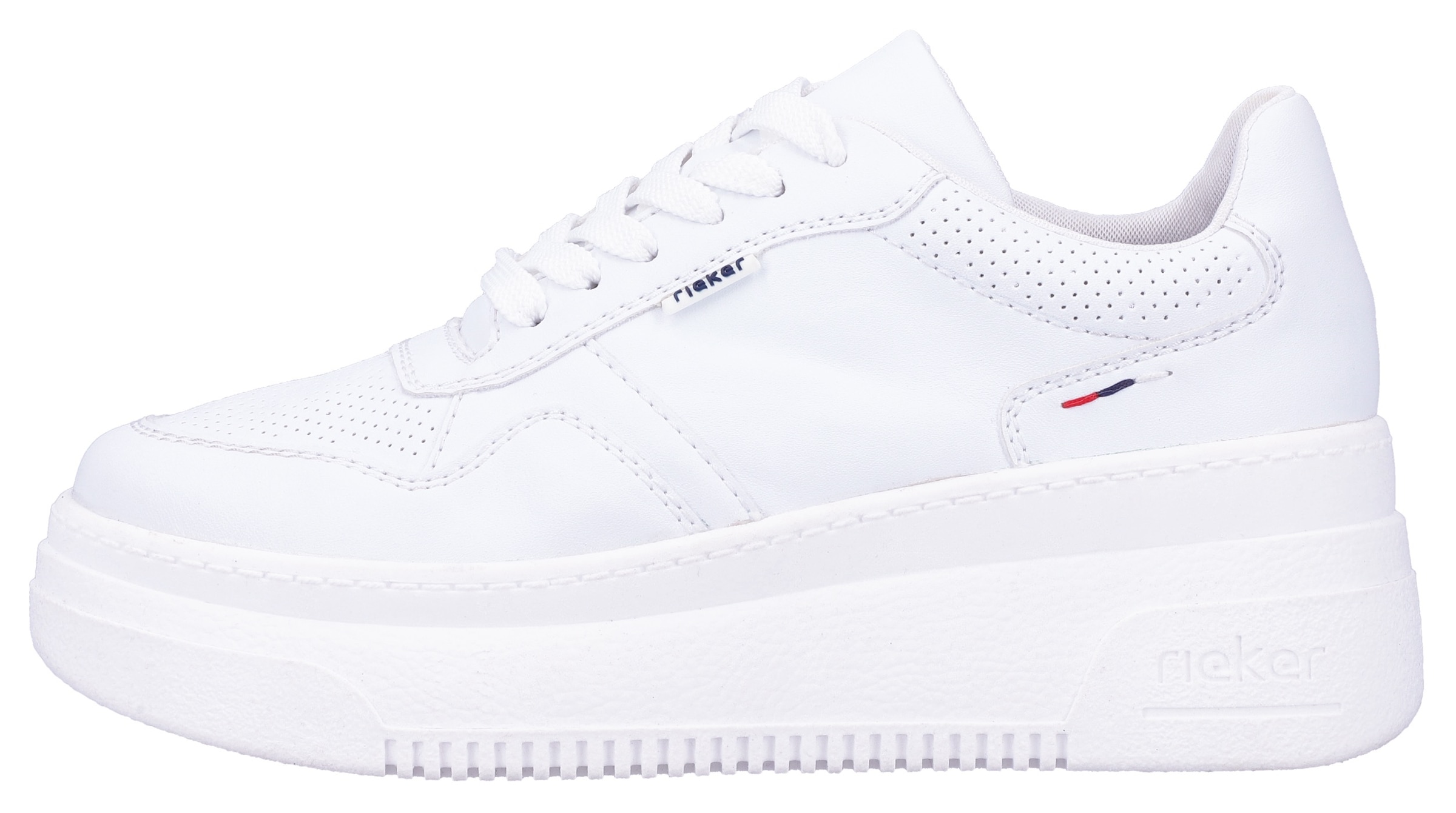 Rieker Baskets à plateforme  mit loser Einlage, Freizeitschuh, Halbschuh, Schnürschuh