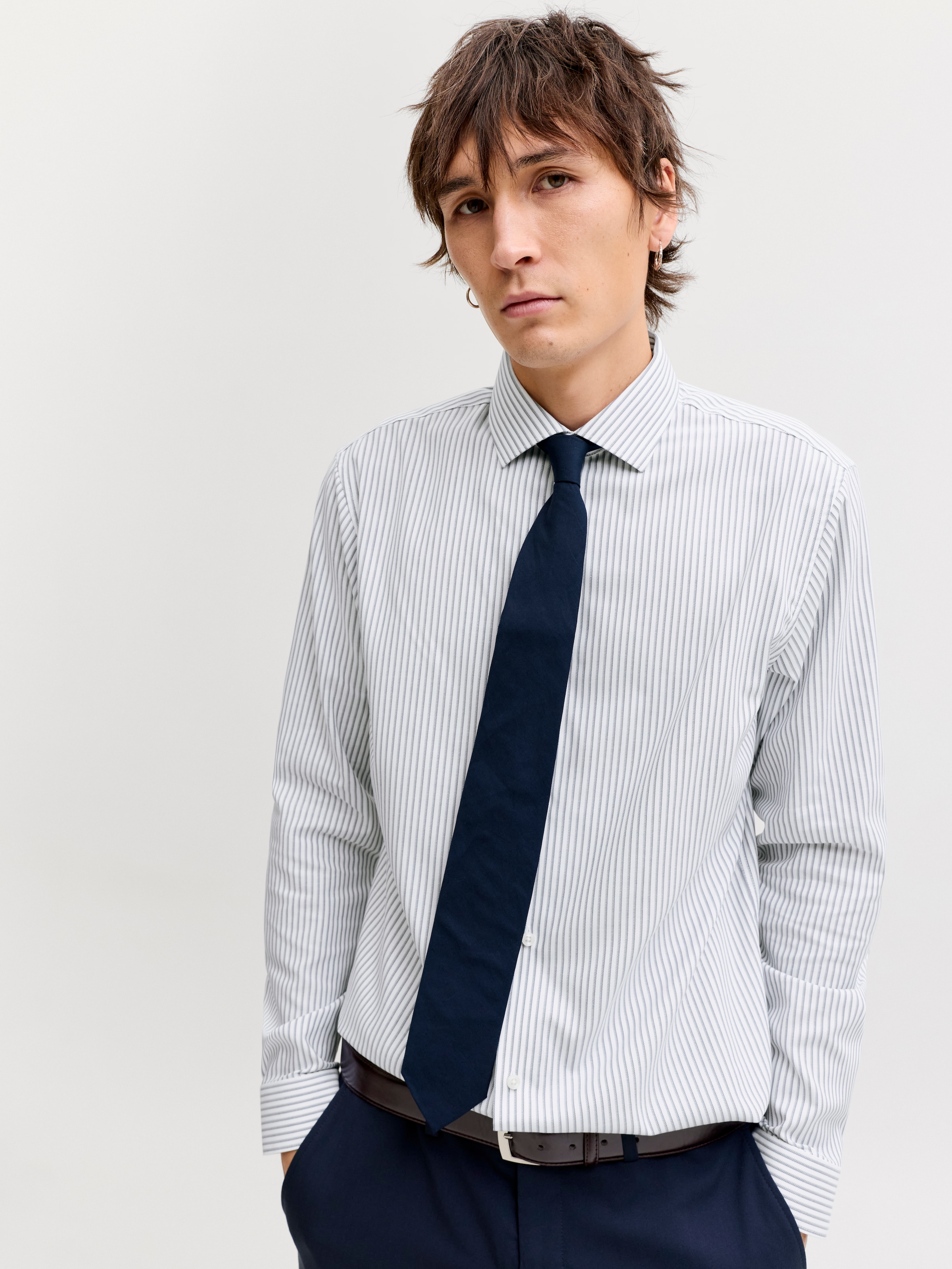 Jack & Jones Chemise à manches longues »JPRBLAPARKER Slim Fit Hemd, atmungsaktiv, ideal für den Alltag« Baumwolle, slim fit