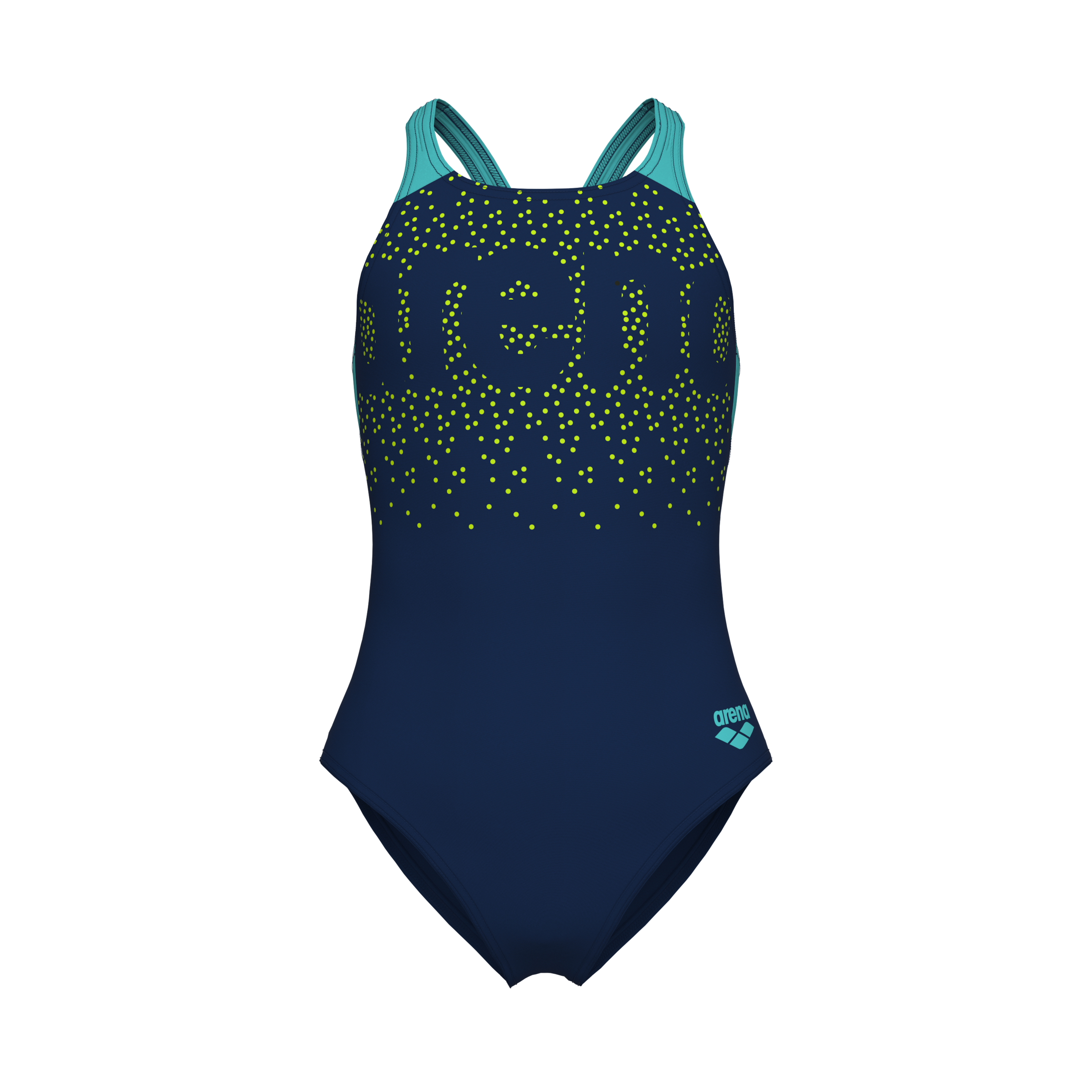 Arena Maillot de bain »G ARENA PAINTERLY SWIMSUIT V BACK« mit UV-Schutz UPF50+, aus MaxFit Eco Material, in Stretchmaterial