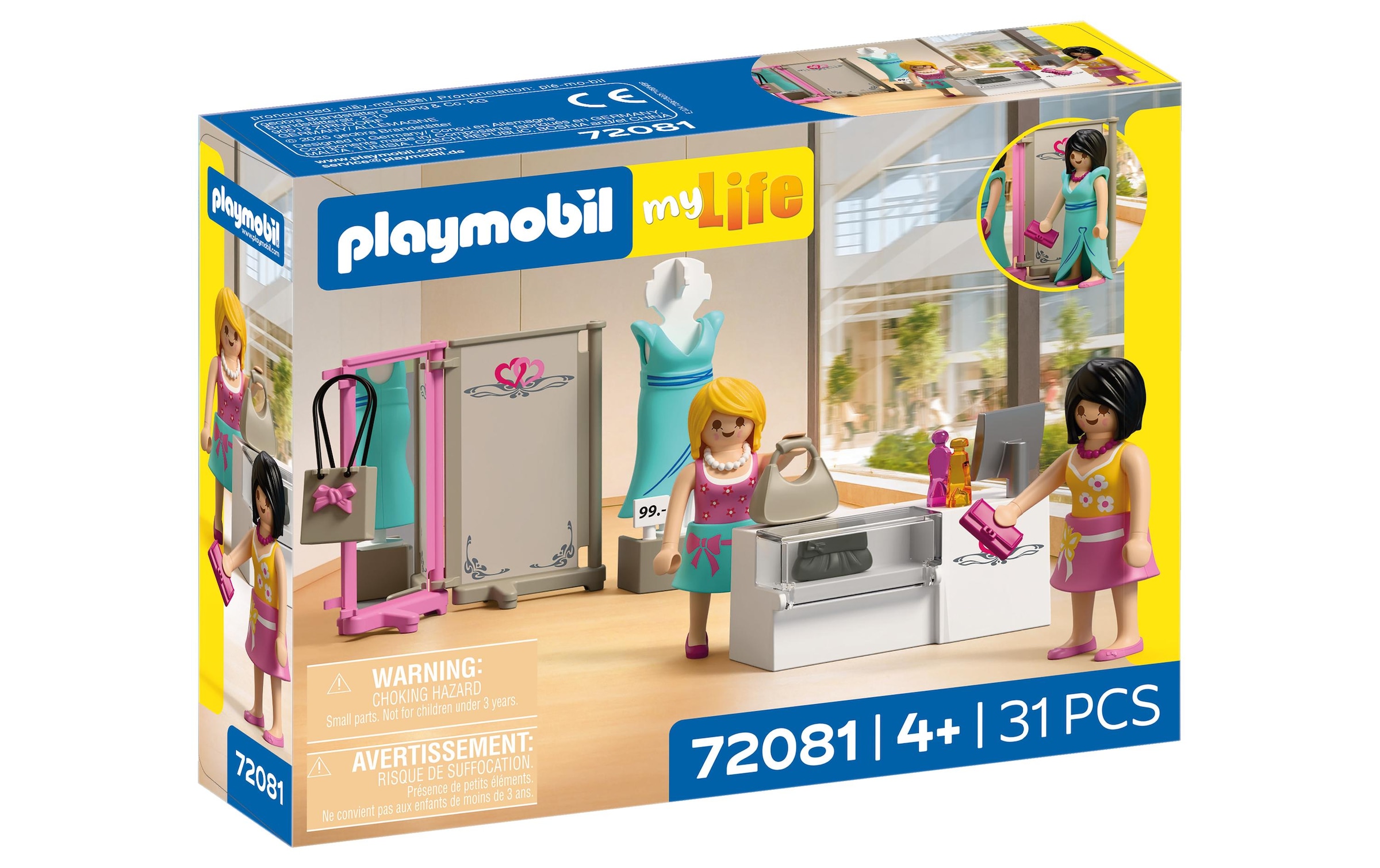 Playmobil® Konstruktions-Spielset »Modeboutique (72081), My Life« Made in Europe