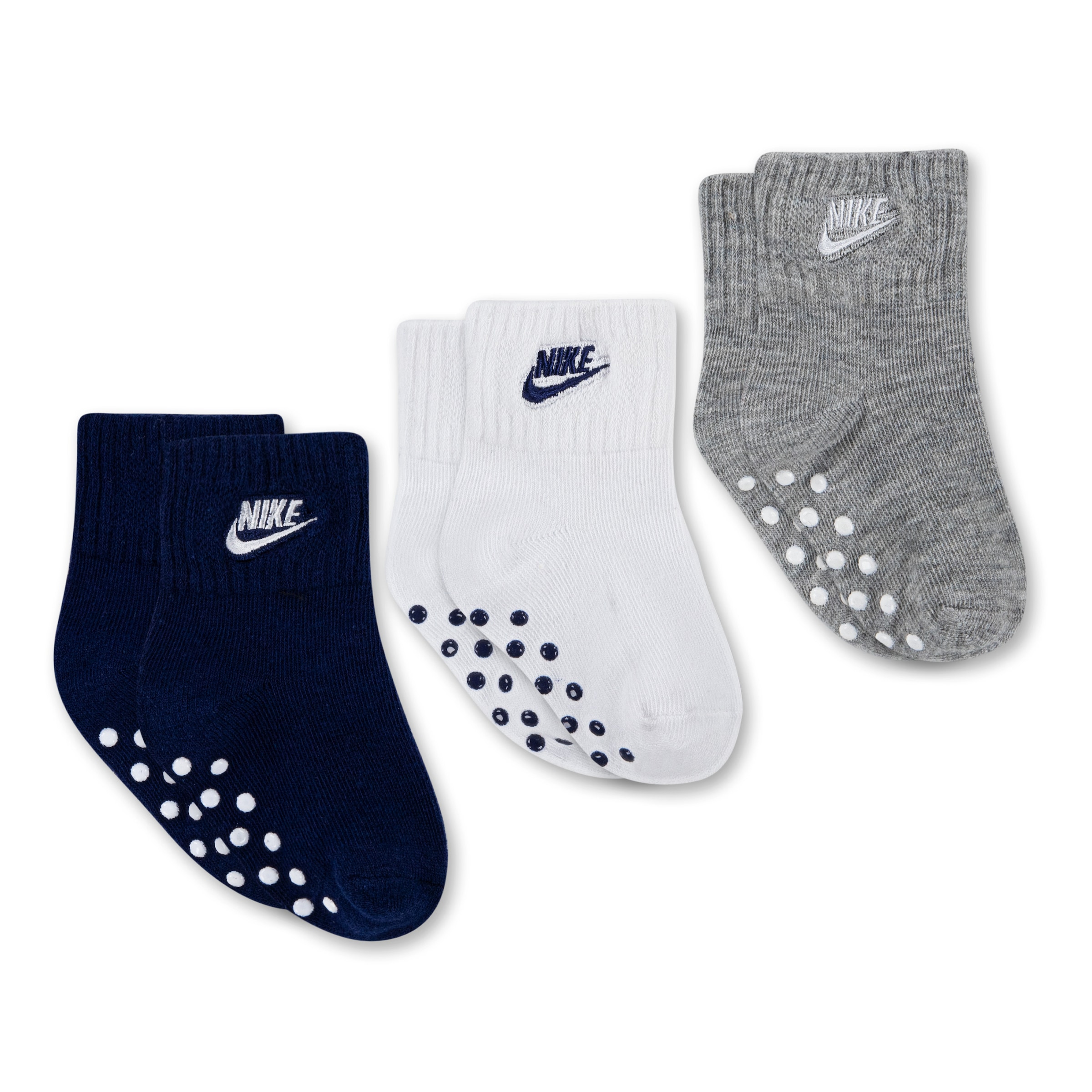 Nike Sportswear Sportsocken »3PK QUARTER SOCK NHN CORE FUTURA GR« 3 Stk. tlg. für Babys