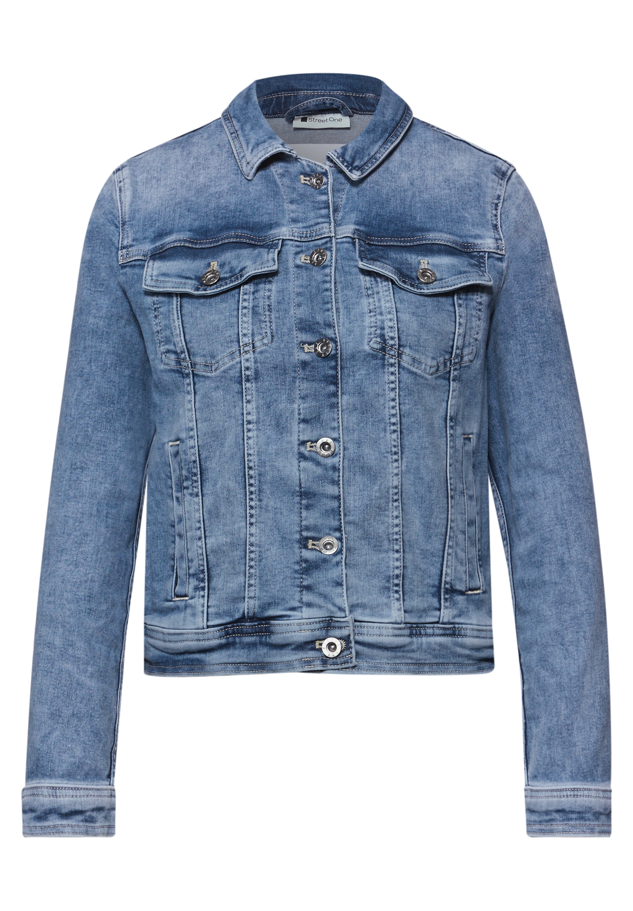 STREET ONE Veste en jean avec poches poitrine