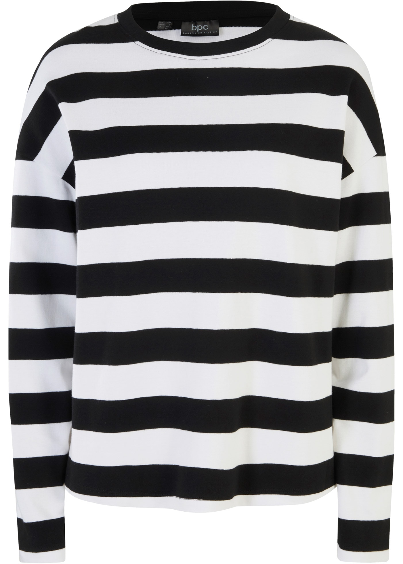 bonprix T-shirt à manches longues 1 lässiger Oversize-Schnitt, überschnittene Schultern, Langarm-Design