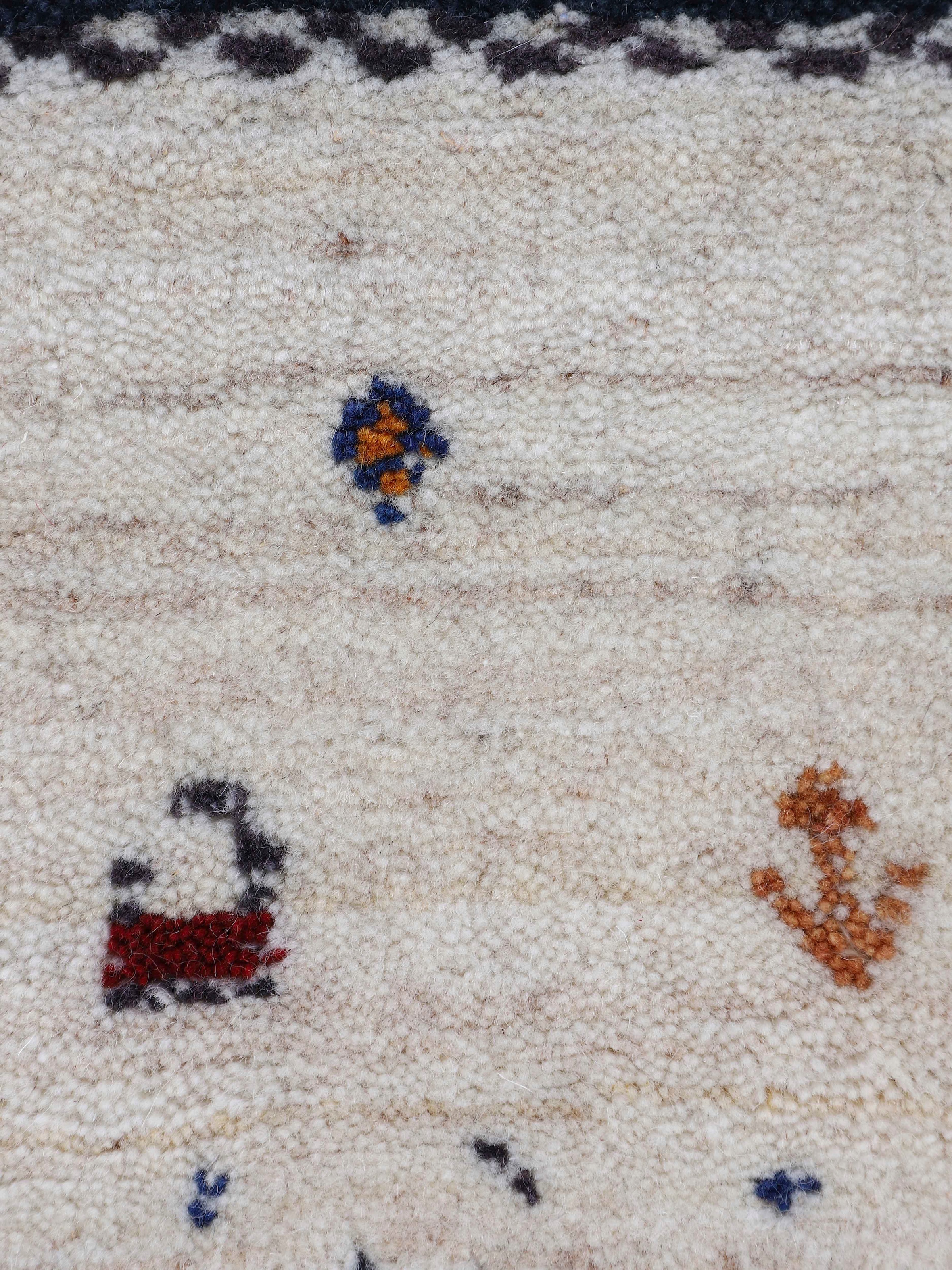 carpetfine Wollteppich »Gabbeh Nura« rechteckig 15 mm Höhe Sehr weicher Flor