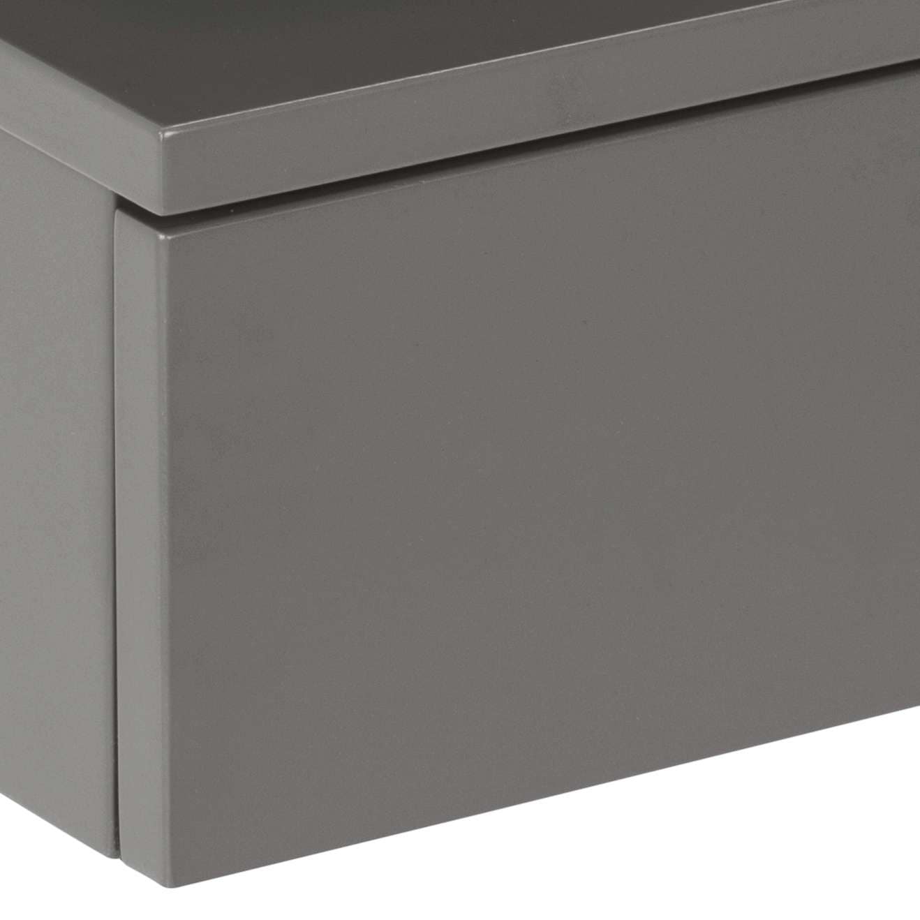 ACTONA GROUP Nachttisch »Ashlan Nachtkommode« Nachtschrank, wandmontiert, 1 Schublade, 1 Fachboden, Metallschienen