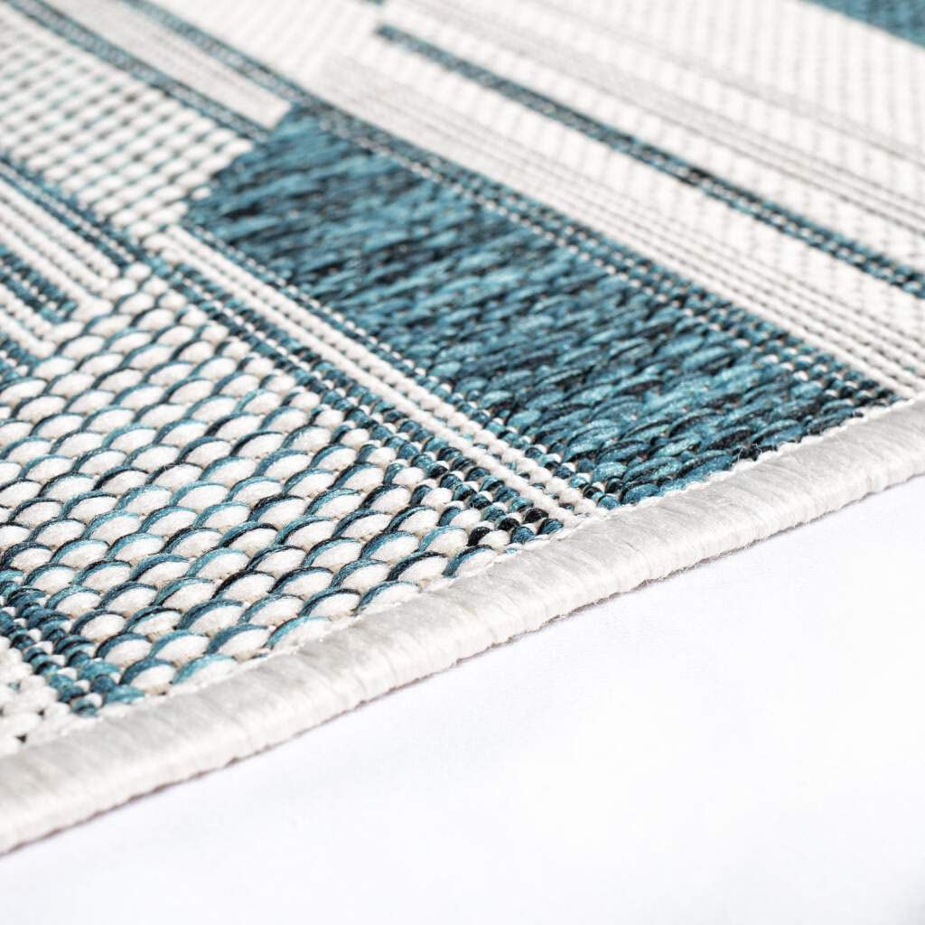 Carpet City Outdoorteppich »Outdoor 660« rechteckig 5 mm Höhe In/- Outdoor geeignet, Abstrakt, Wohnzimmer, Balkon, Terrasse