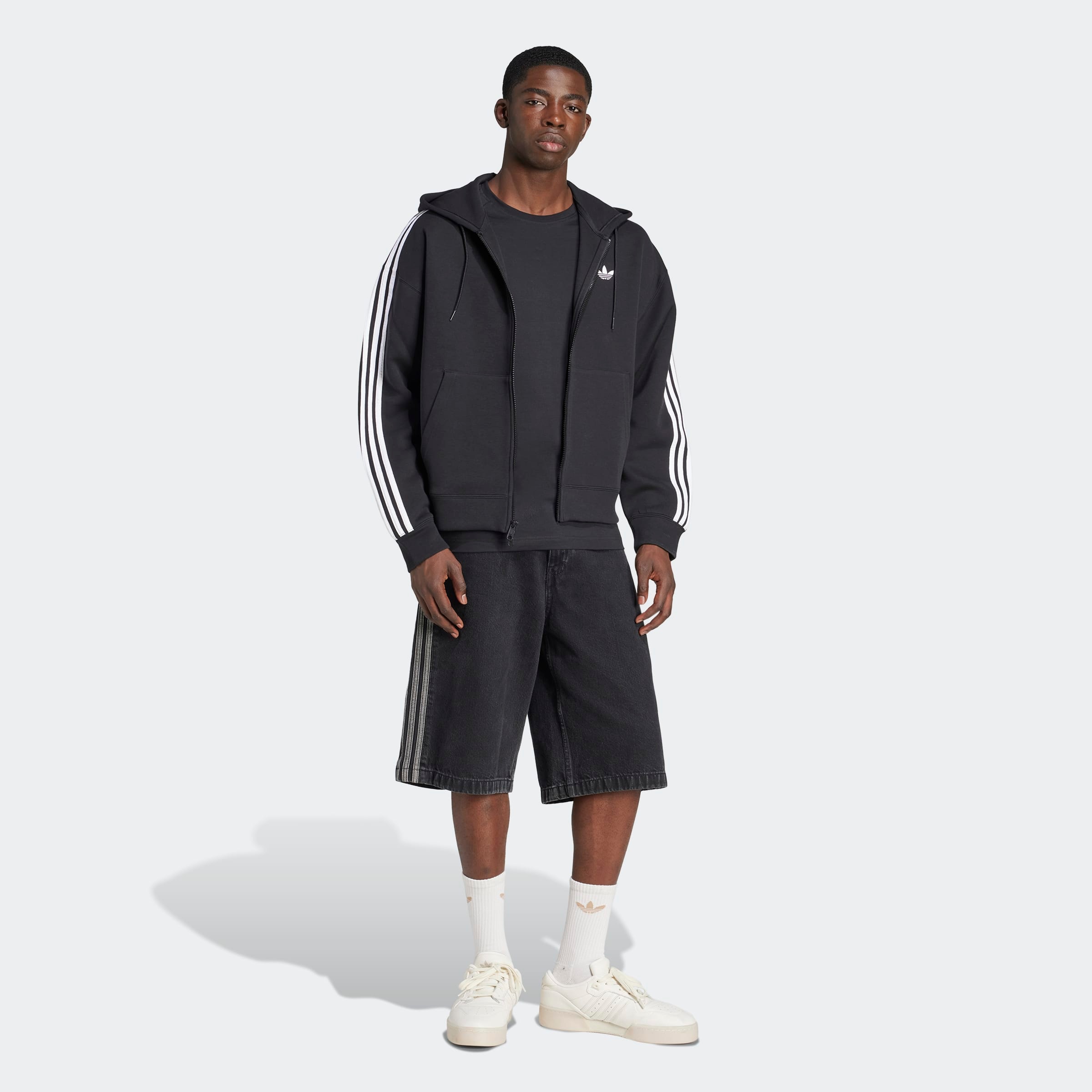 adidas Originals Kapuzensweatshirt »SPACER HOODIE«, mit Reissverschluss, lockere Oversize-Passform
