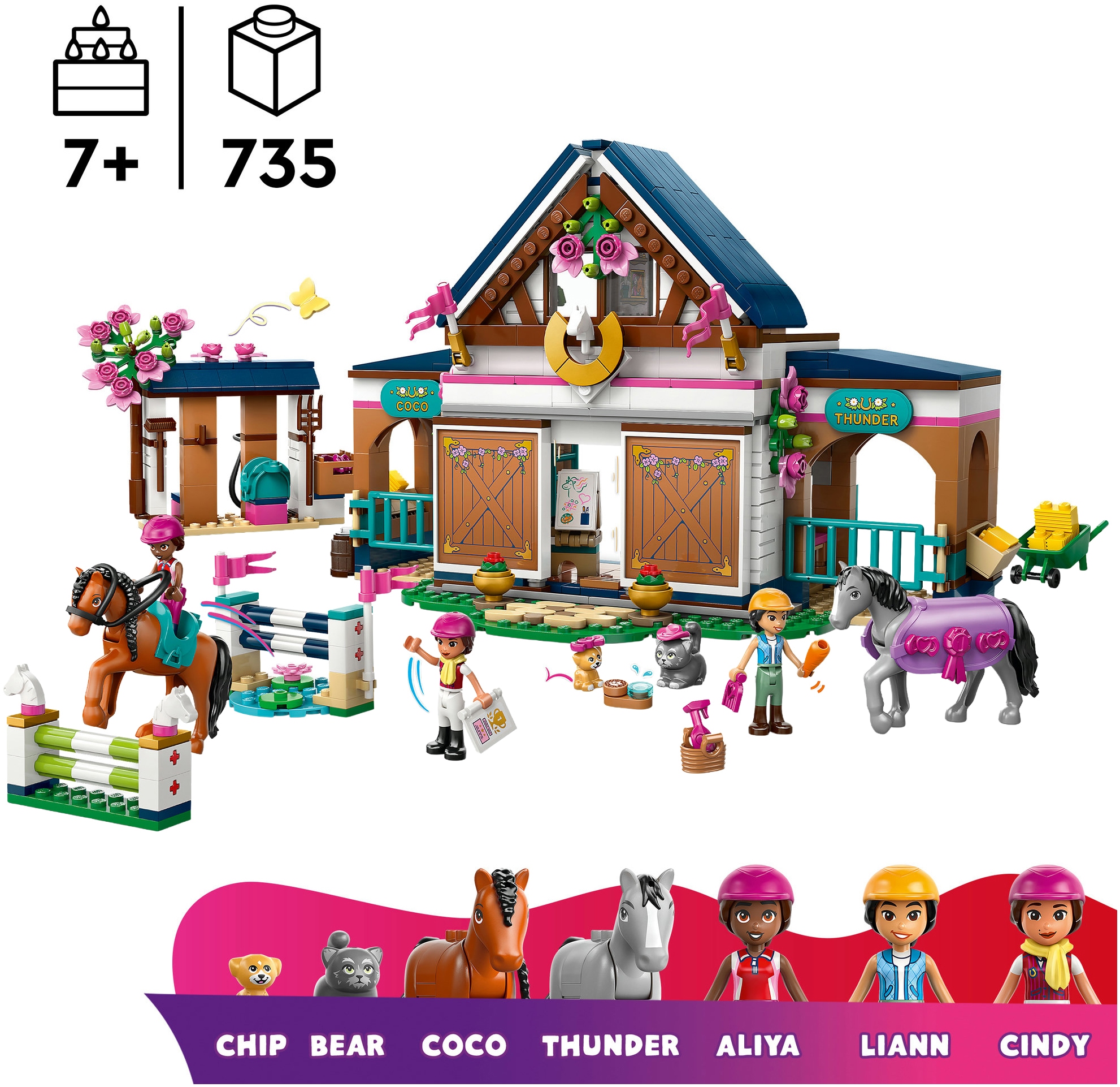 LEGO® Pions de construction »Pferdestall und Reitschule (42688), LEGO Friends« Made in Europe