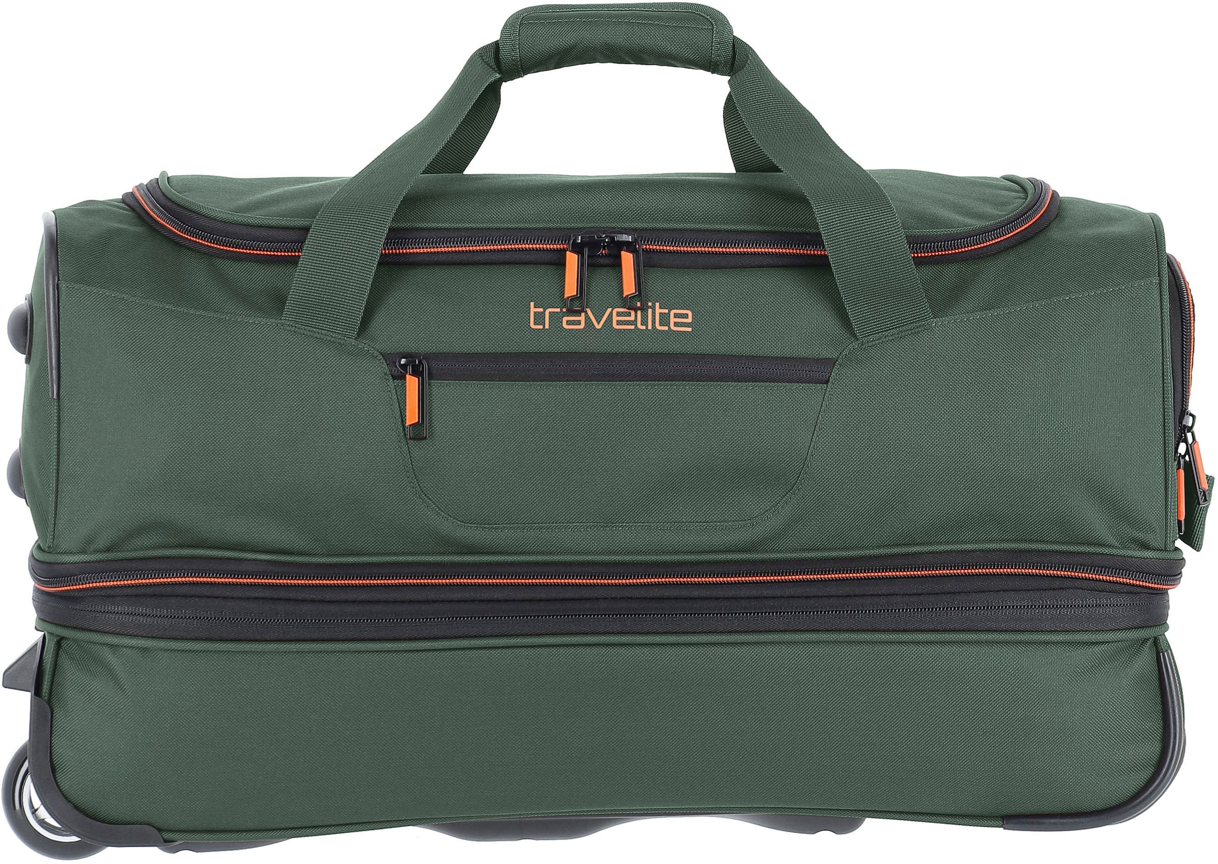 travelite Reisetasche »BASICS, verschiedene Grössen und Farben« Duffle Bag Reisegepäck Sporttasche Reisebag mit Trolleyfunktion