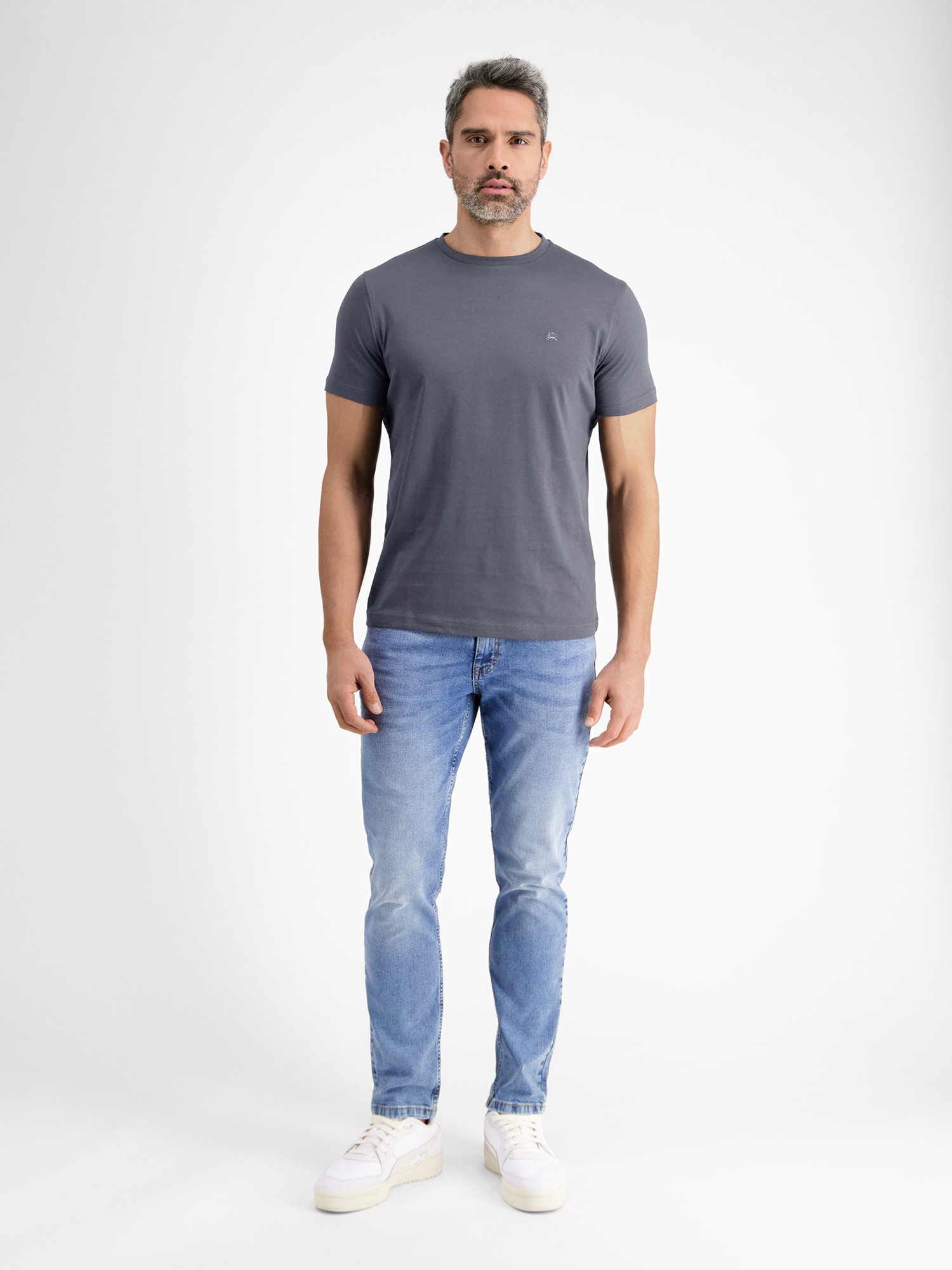 LERROS T-shirt »LERROS Klassisches Rundhals T-Shirt«