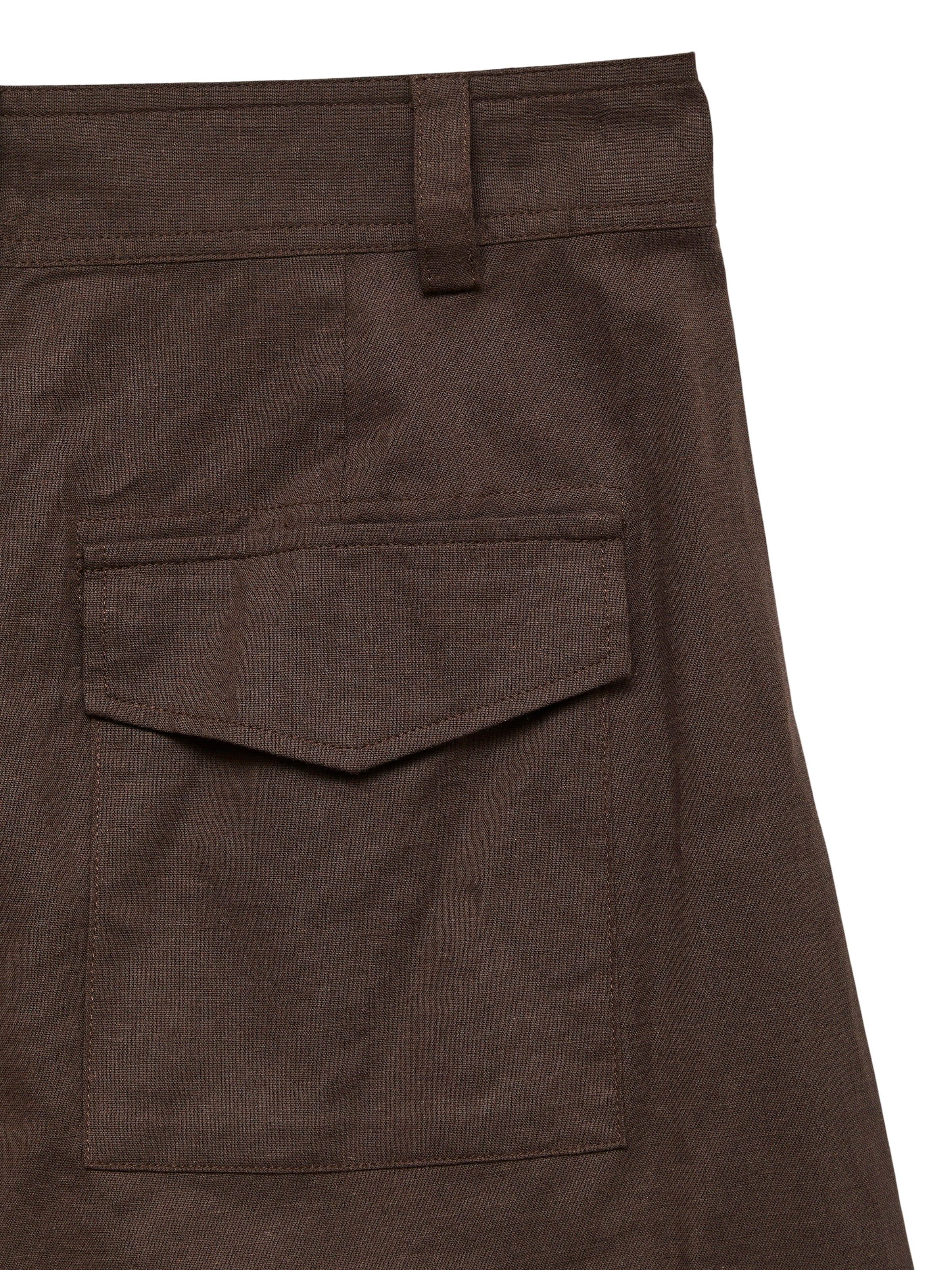 Vero Moda Pantalon de costume »VMSELMA HW BARREL PANTS WVN NOOS«  mélange coton, taille haute, jambes larges, avec lin