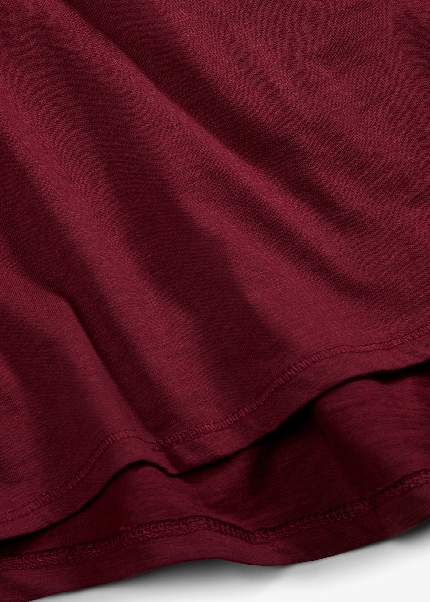 bonprix T-shirt à manches longues »Langarmshirt aus reiner Baumwolle« lockere Passform, Langarm-Design, abgerundeter Saum, aus Baumwolle