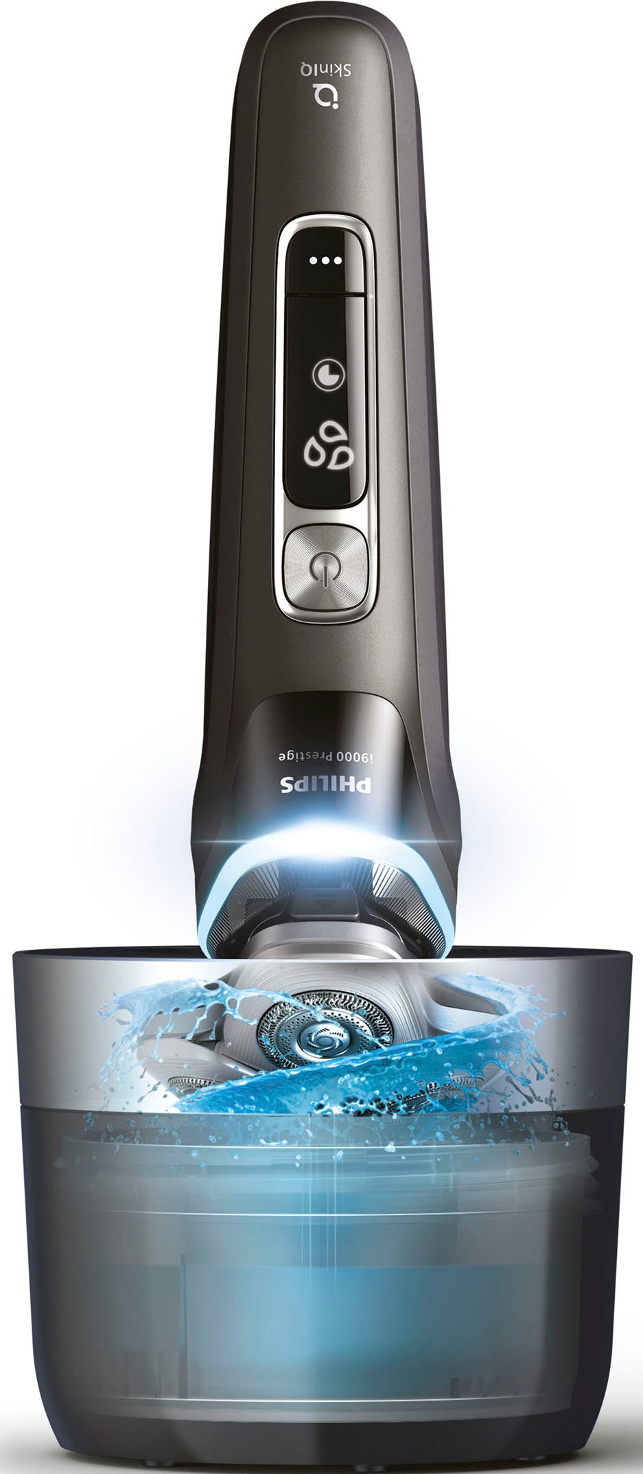 Philips Rasoirs électriques »Series i9000 Prestige XP9200/30« integrierter Präzisionstrimmer mit SkinIQ Technologie, inkl. Ladestand, Reiseetui