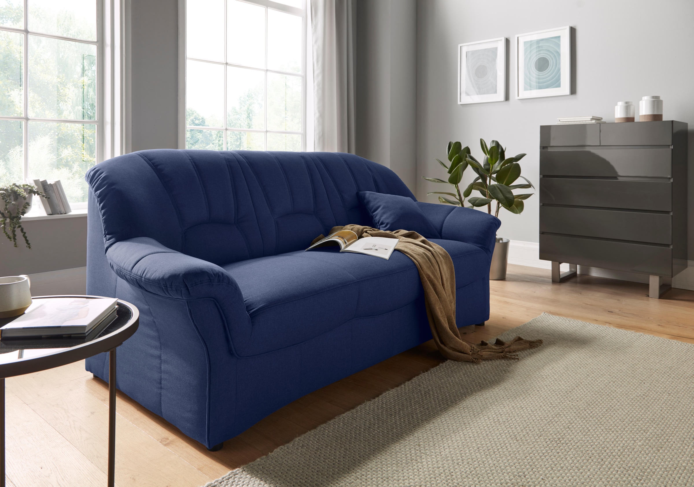 DOMO collection 3-Sitzer »Bahia, bequem und komfortabel, zeitloses & elegantes Sofa« inklusive Federkern