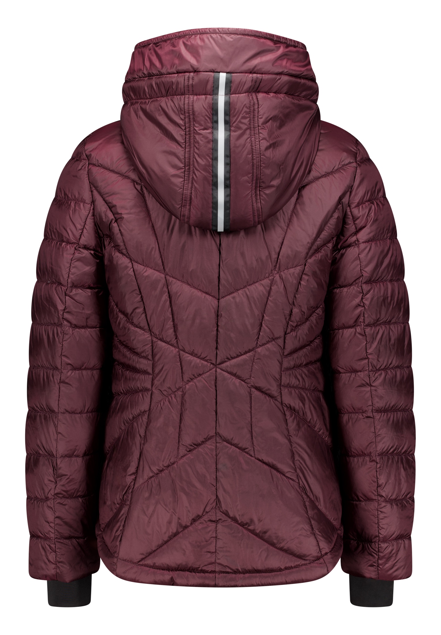Gil Bret Steppjacke mit Kapuze mit abnehmbarer Kapuze und verdecktem Reissverschluss