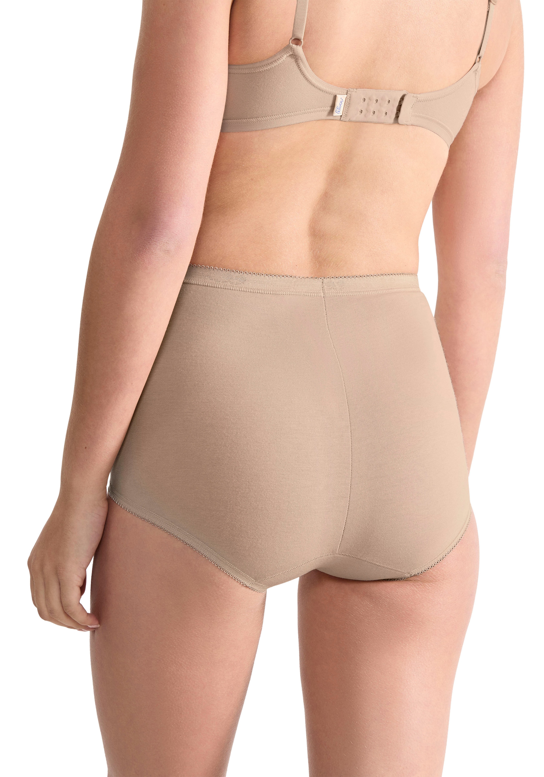 sloggi Maxislip »Basic+« 2er Pack,  perfekter Sitz, Baumwollmix, elastisch, weiche Nähte