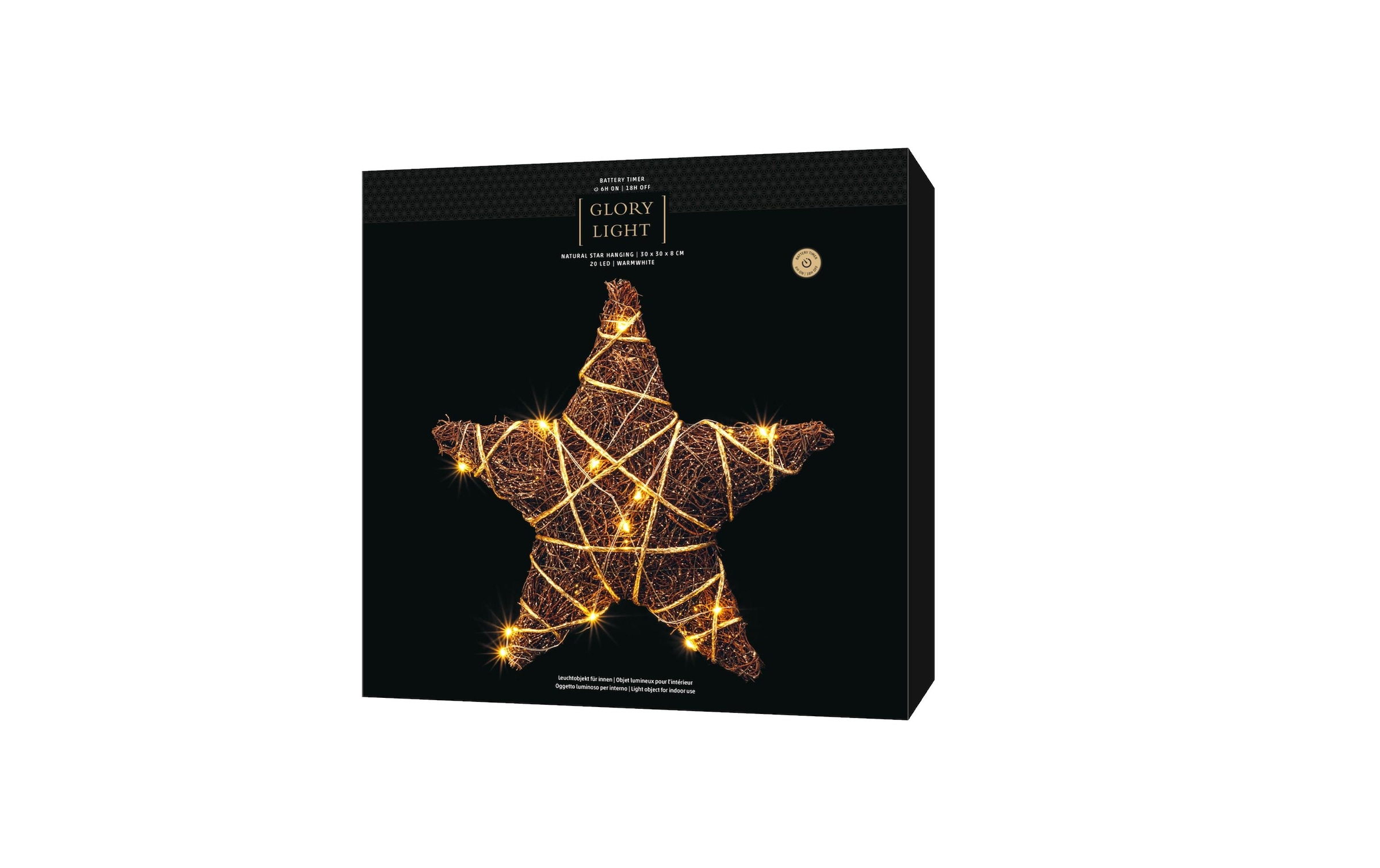 STT LED Dekofigur »Natural hanging Warmweiss« Warmweiss