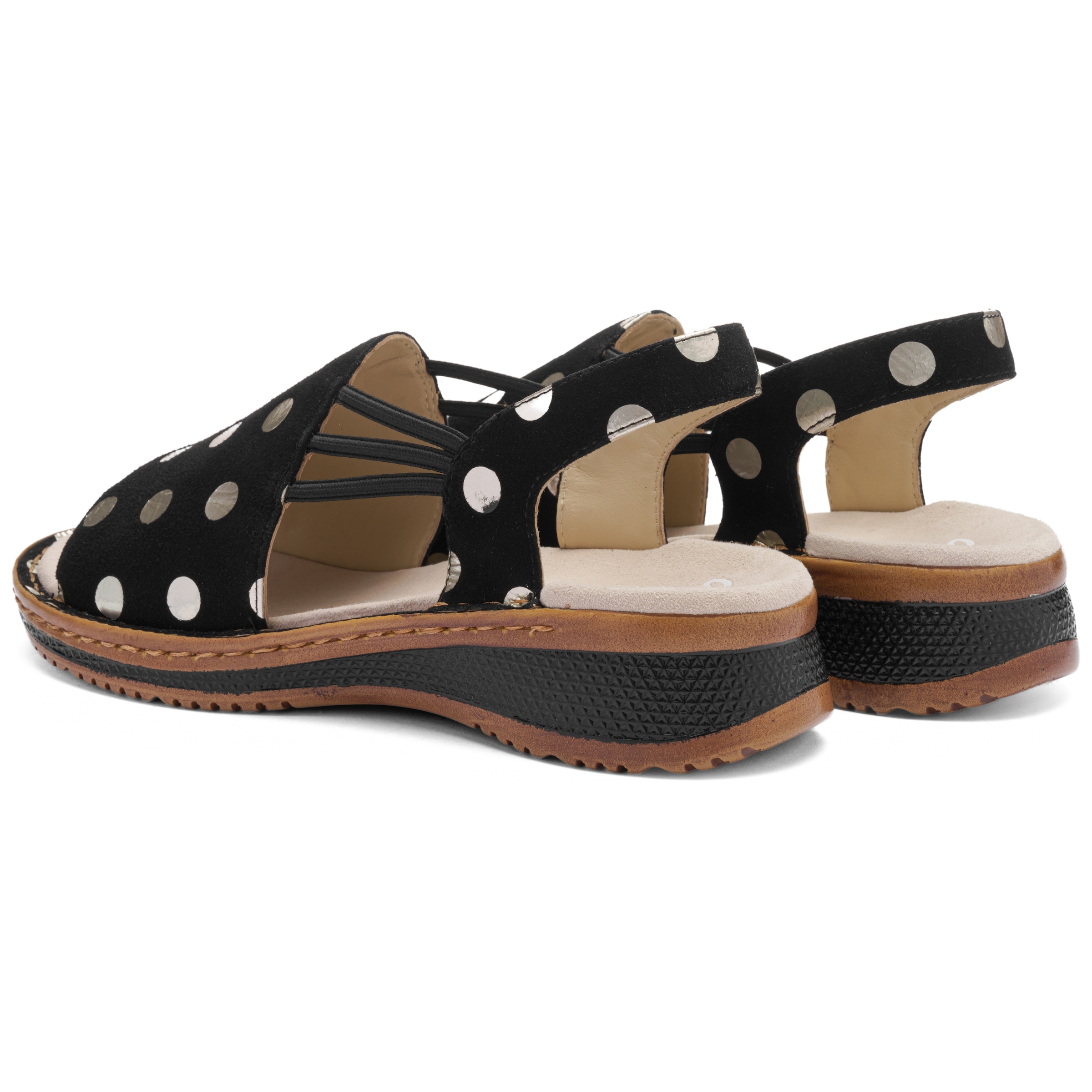 Ara Sandale à lanières »HAWAII«  , chaussure d'été, sandale, talon compensé, avec bandes stretch, largeur G