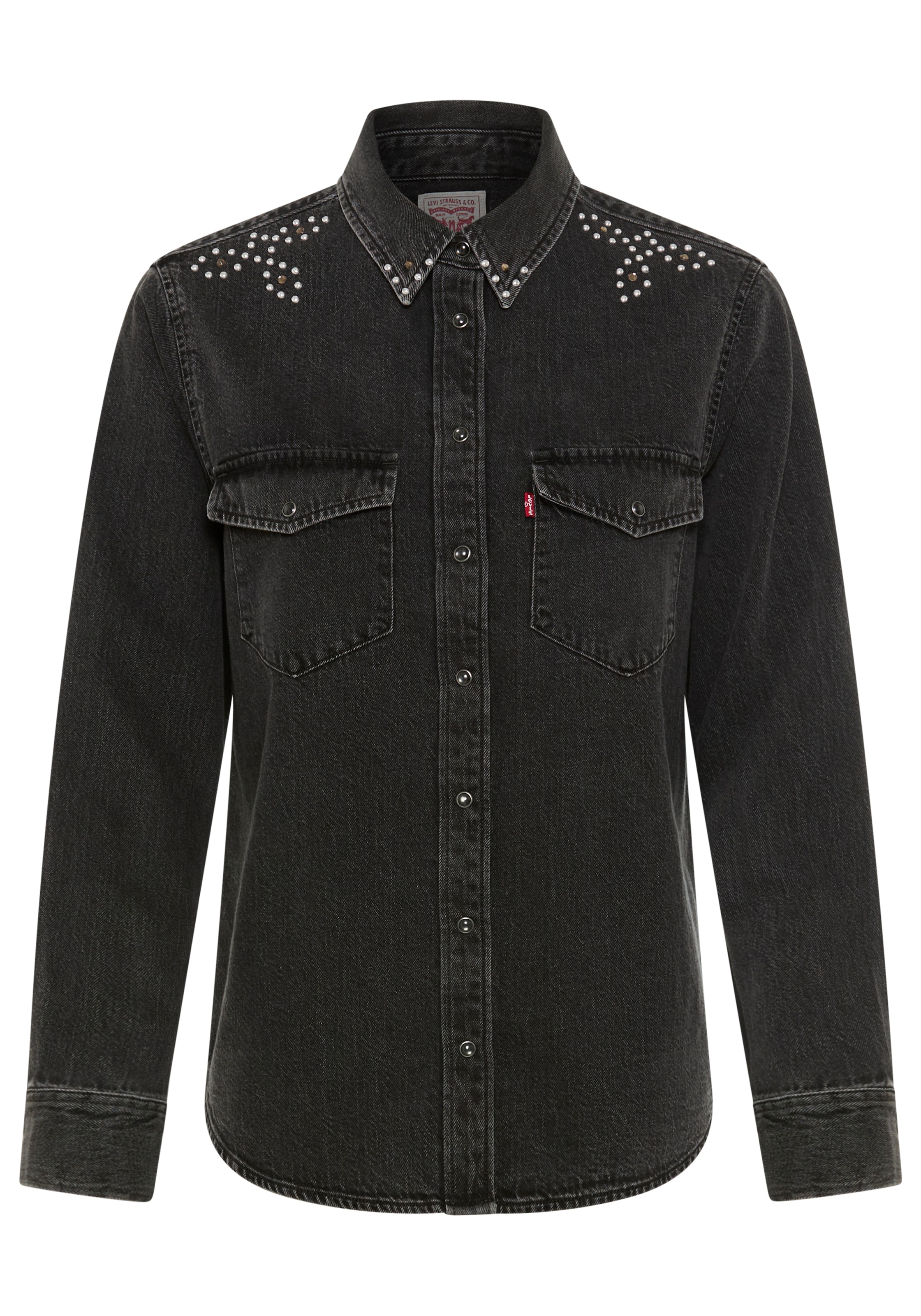Levi's® Blouse en jean »ESSENTIAL WESTERN« mit Brusttaschen mit Druckknöpfen