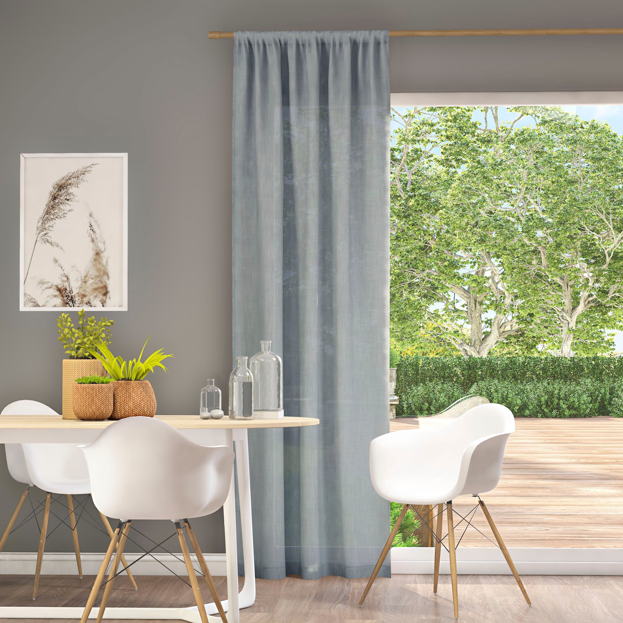 Neutex for you! Vorhang »Mara-ECO« Stangendurchzug 1 Stk. tlg.