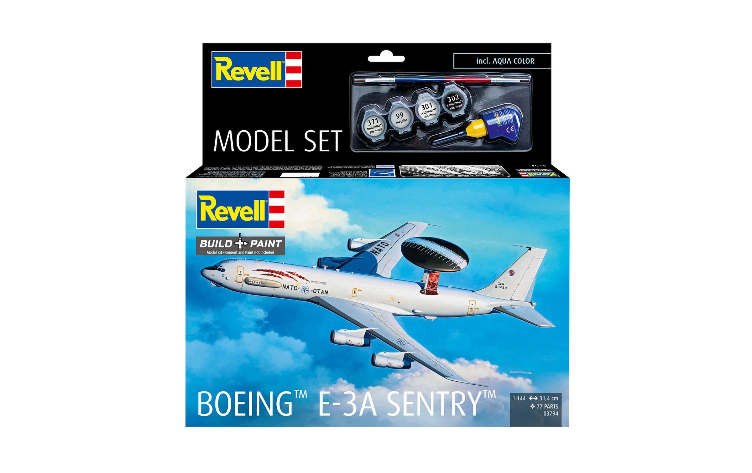 Revell® Modellbausatz »Model Set Boeing E-3A 1:144« 77 Stk. tlg. 1:144