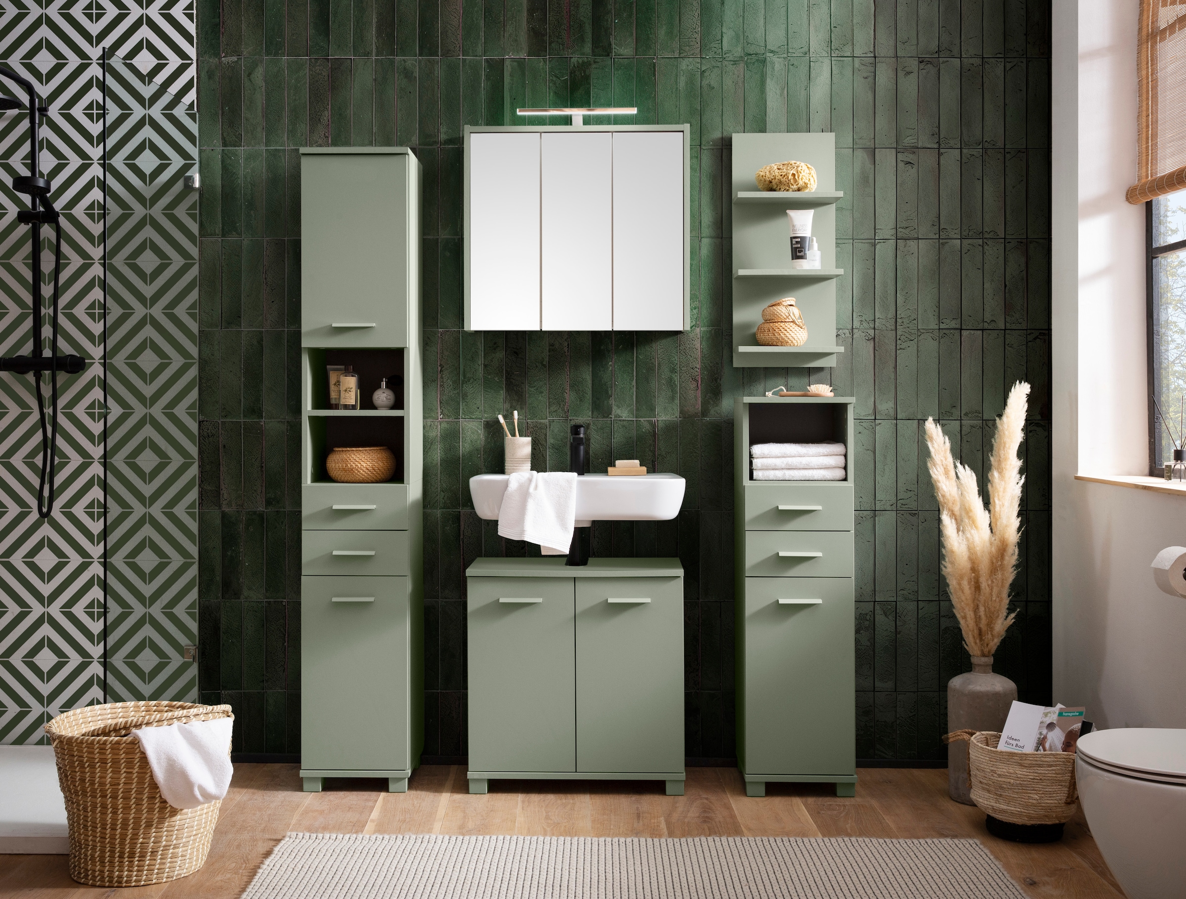 Schildmeyer Midischrank »Mono, in zwei Breiten verfügbar, mit Schubkästen und Ablagefach« Made in Germany