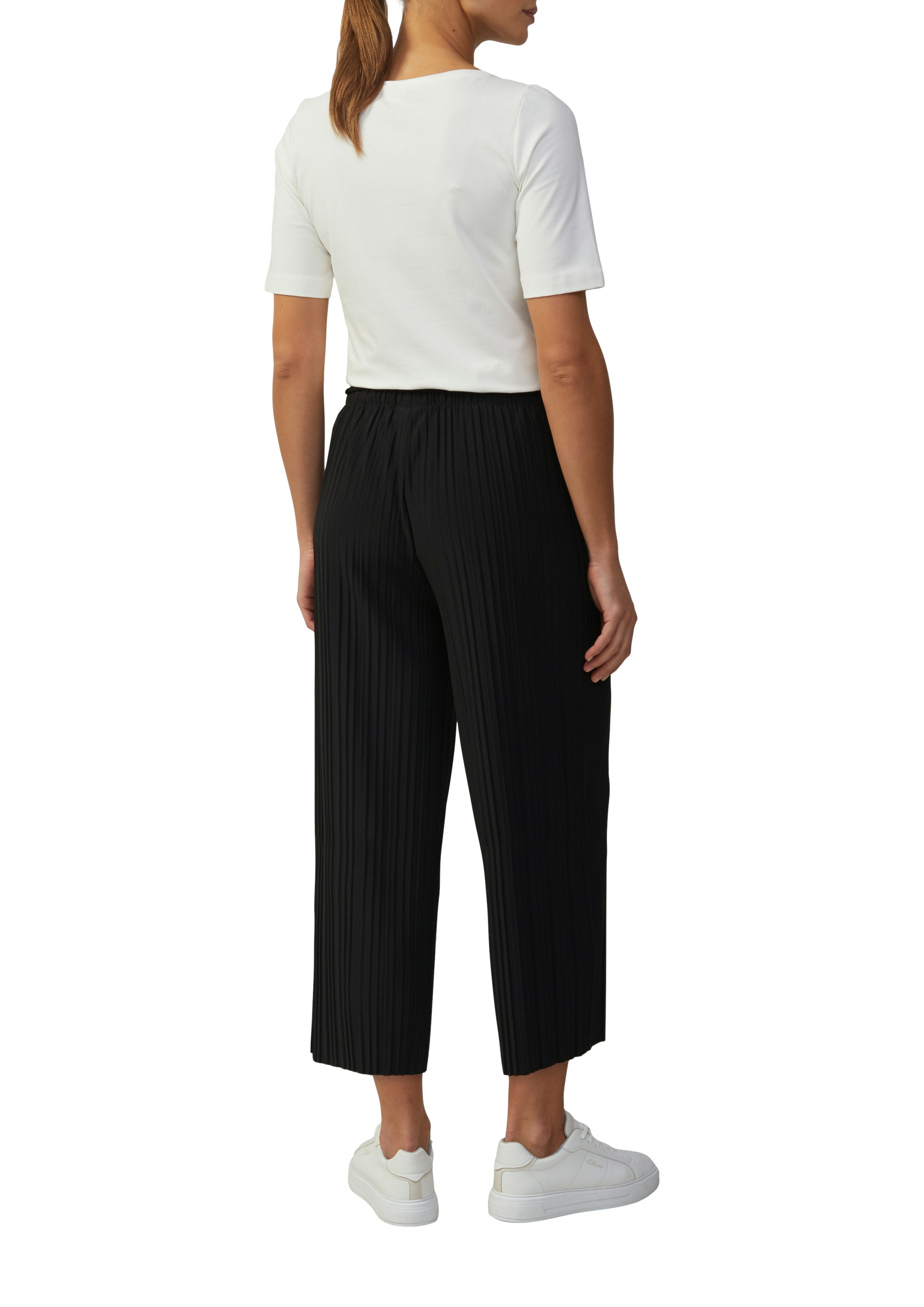 s.Oliver BLACK LABEL Stoffhose  Sommerhose mit Wide Leg
