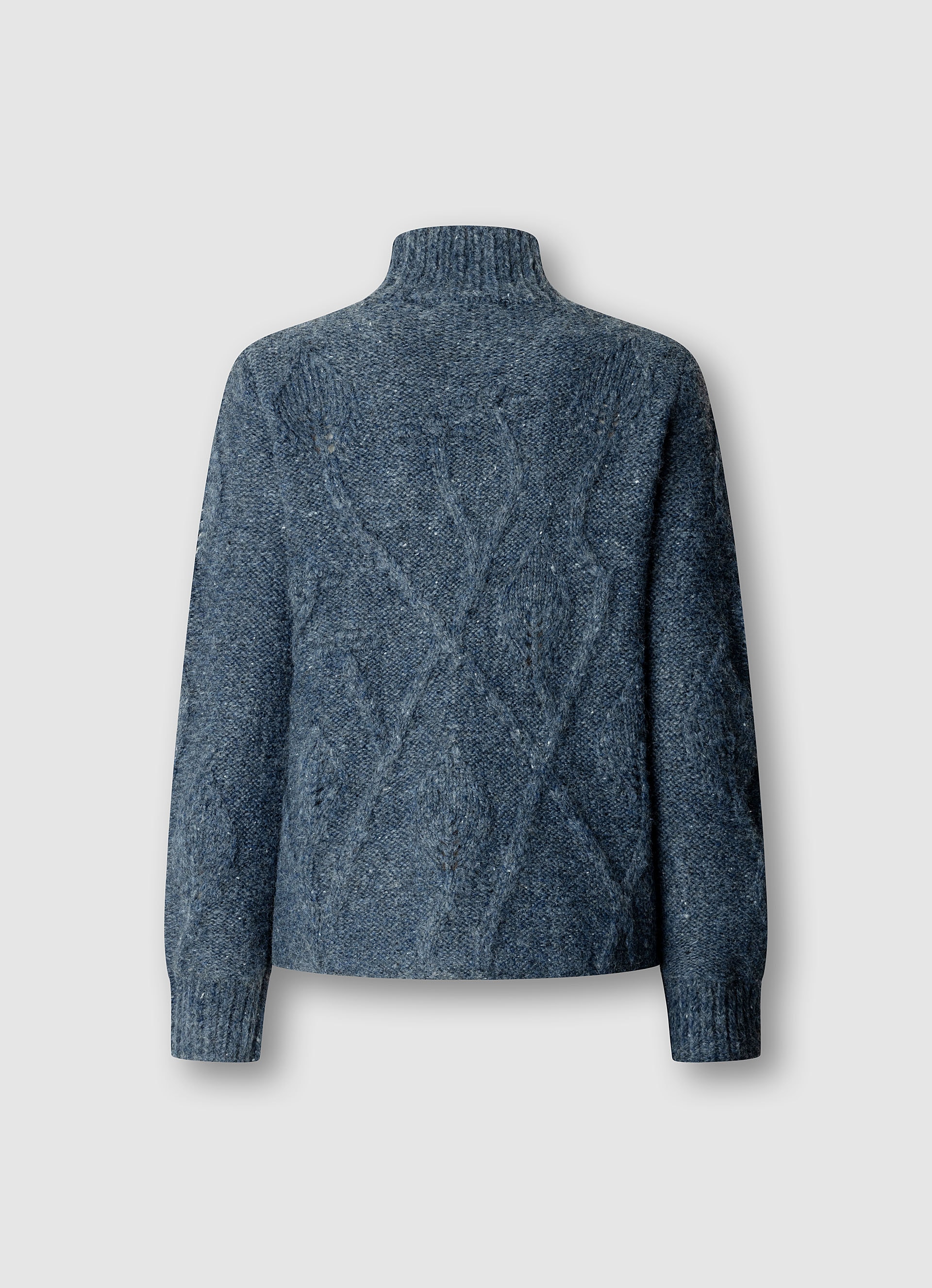 Pepe Jeans Pull à col montant »AGATA« en tricot structuré