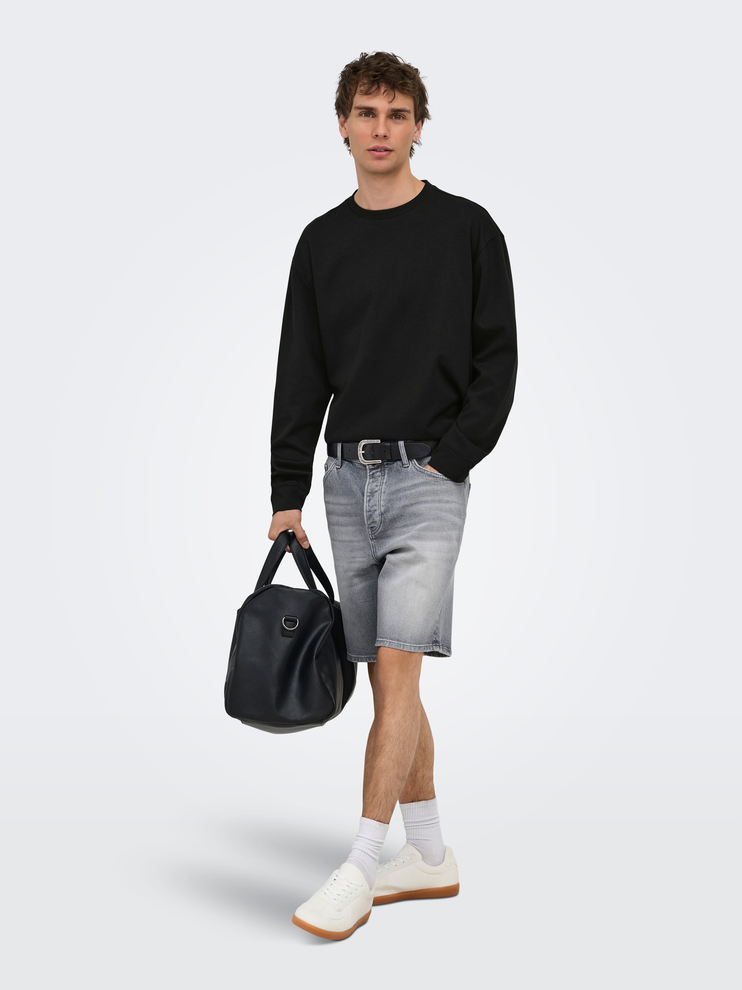 ONLY & SONS T-Shirt »ONSCASPIAN AIRLFEX RLX LS TEE NOOS« Baumwollmischung, relaxed fit