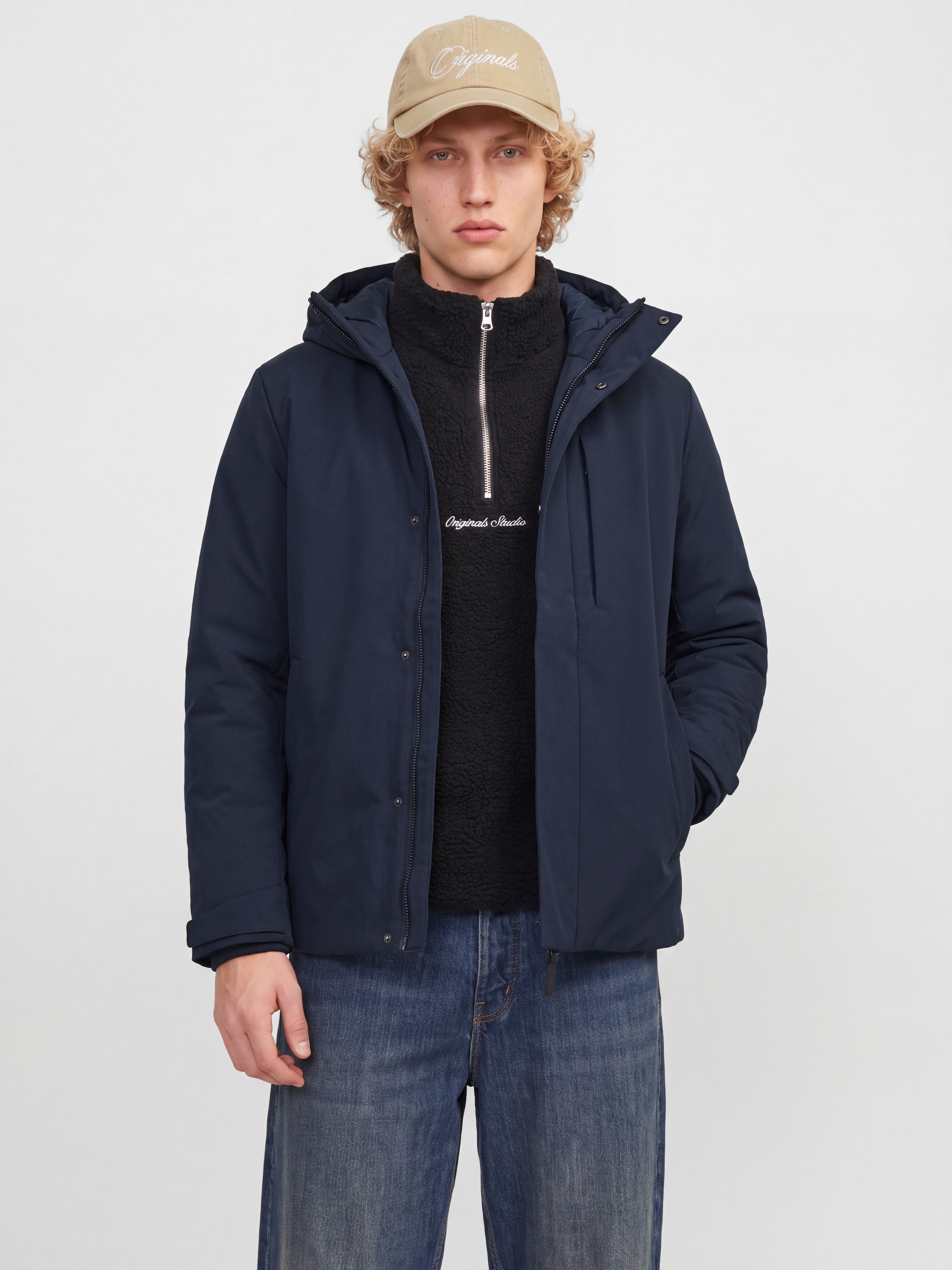 Jack & Jones Kurzjacke »JJEKEEN JACKET AW26 SN« mit Kapuze Kunstfaser, regular fit