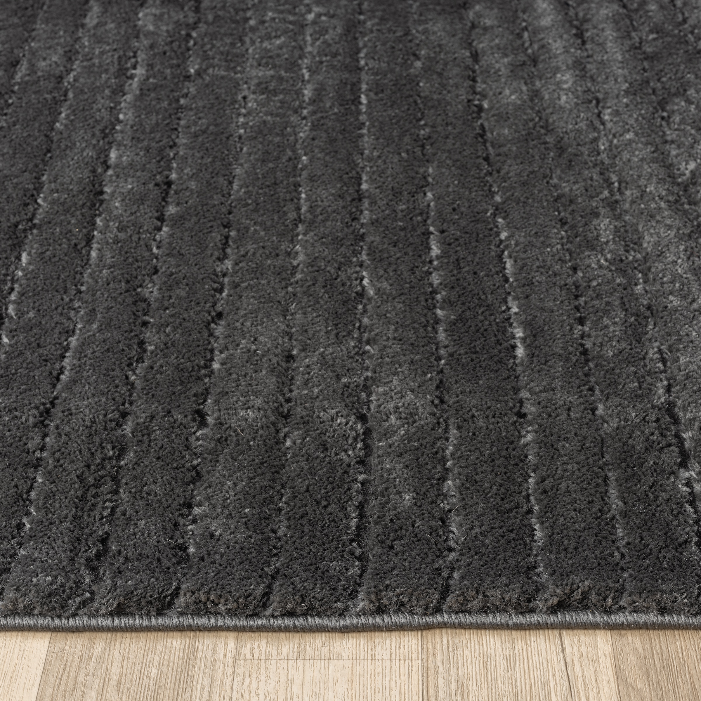 LeGer Home by Lena Gercke Tapis »Selma« Rectangulaire 19 mm Höhe Hoch-Tief-Struktur, Streifen Design, weich, Wohnzimmer, Schlafzimmer