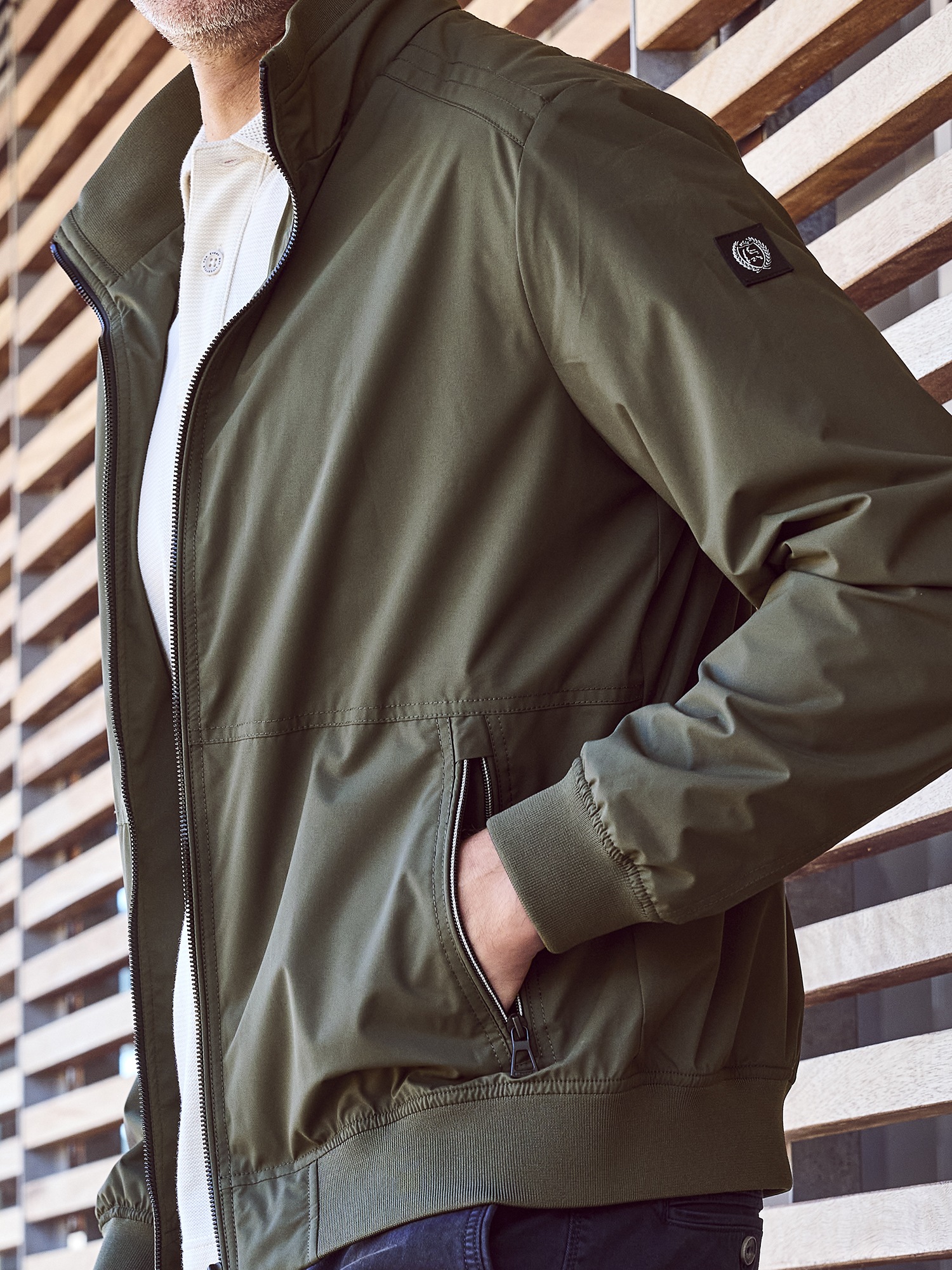 LERROS Blouson »Wind- und wasserabweisender Herren Blouson« ohne Kapuze