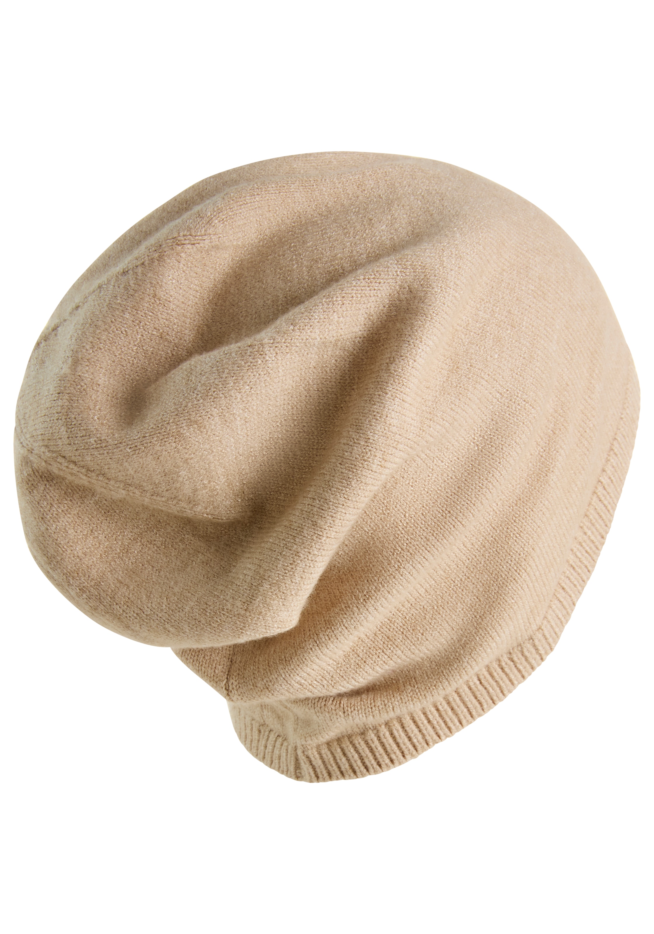 Laura Scott Beanie mit modischen Rippenabschlüssen - NEW