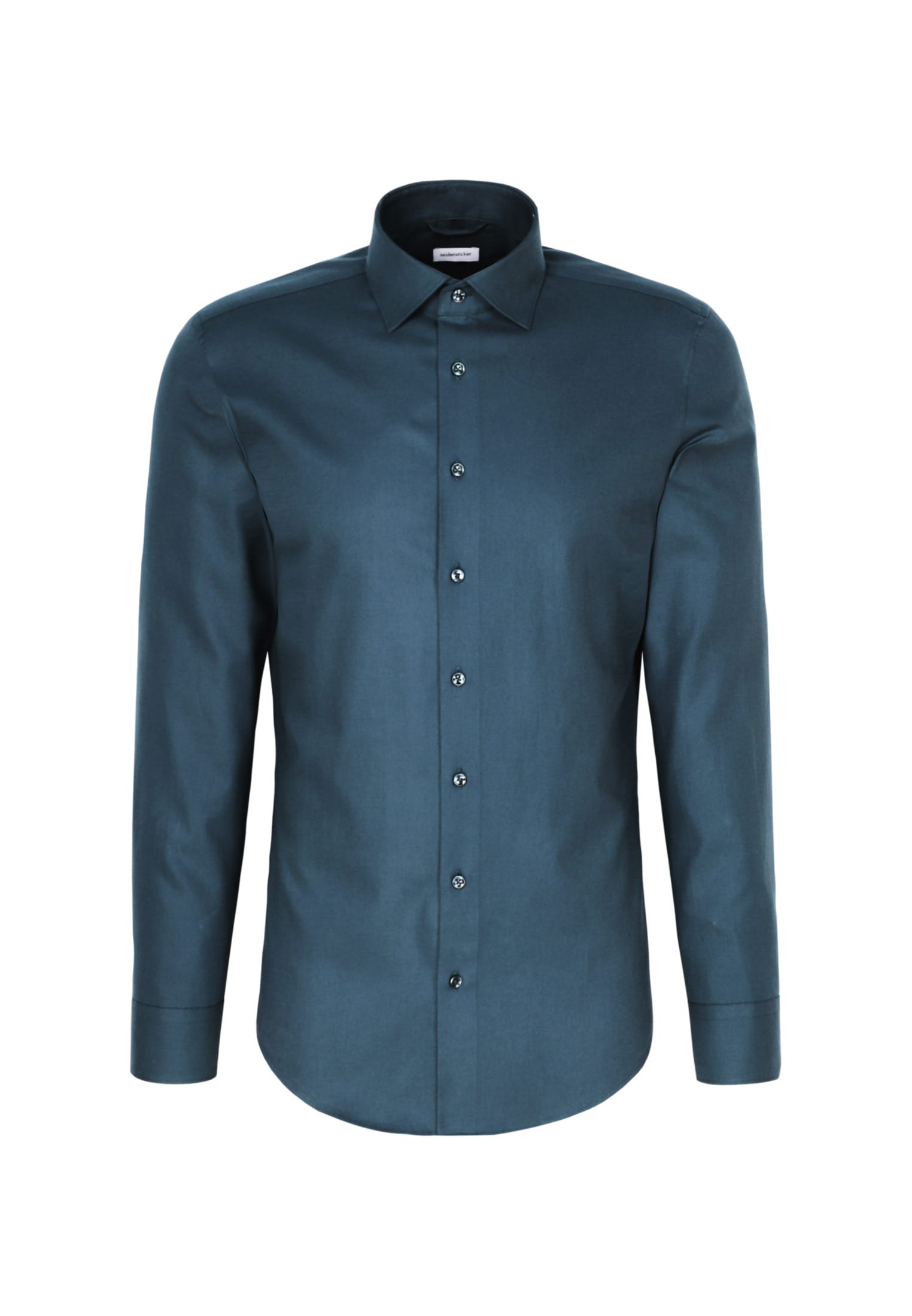 seidensticker Chemise en flanelle »Slim« Slim 1/1 Kentkragen Uni