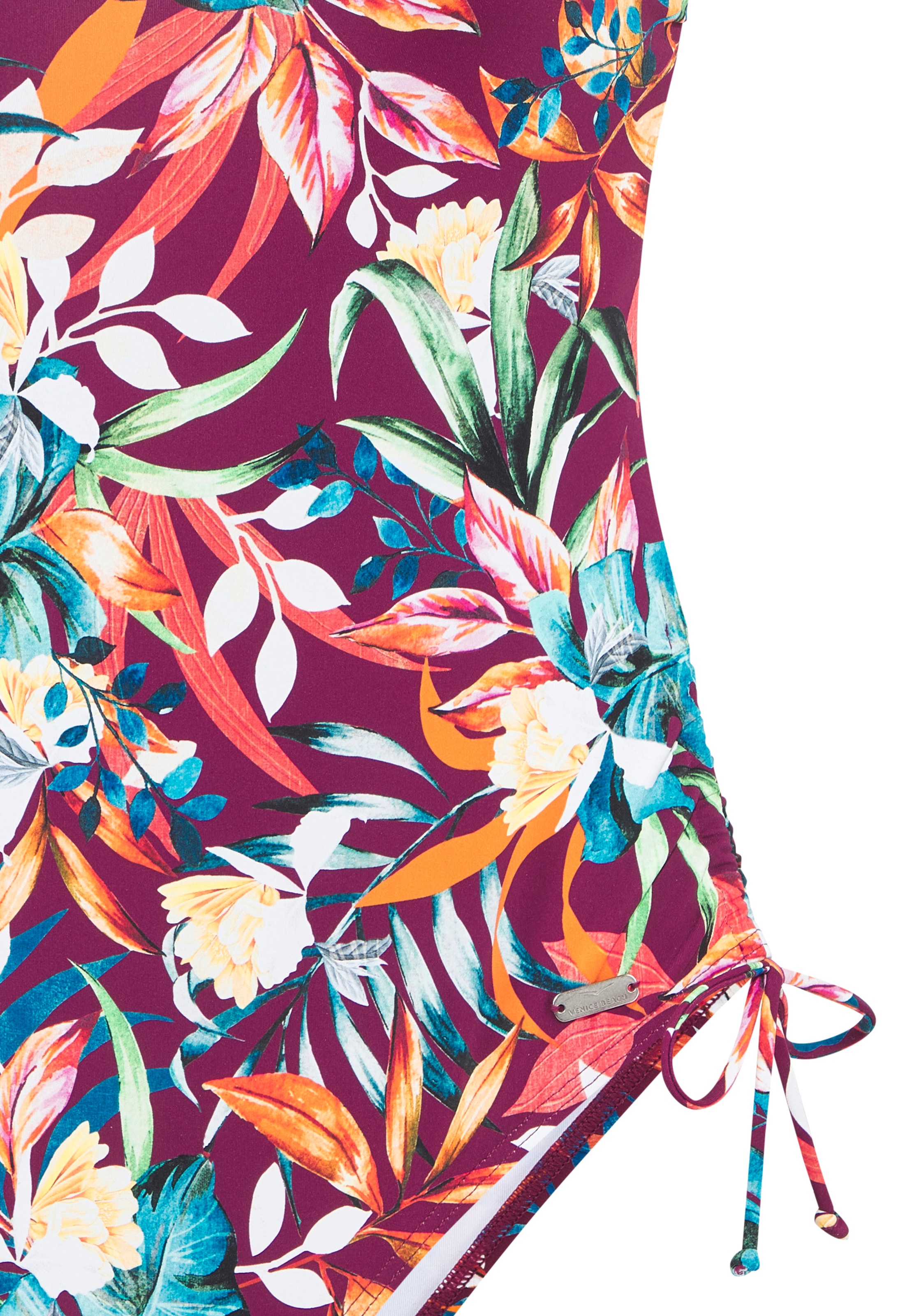 Venice Beach Maillot de bain »Cadu« mit schmeichelnden Raffungen seitlich