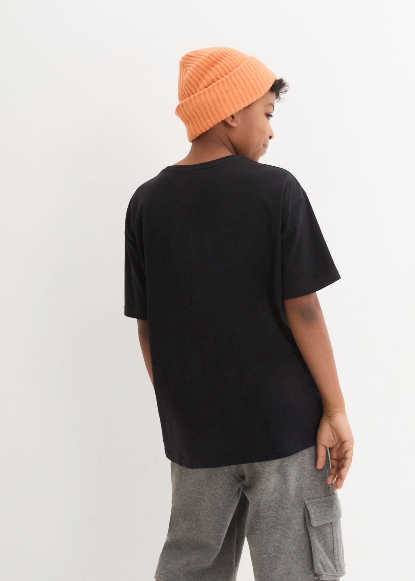 bonprix T-shirt »T-Shirt aus reiner Baumwolle« coupe ample, manches courtes, en coton pur