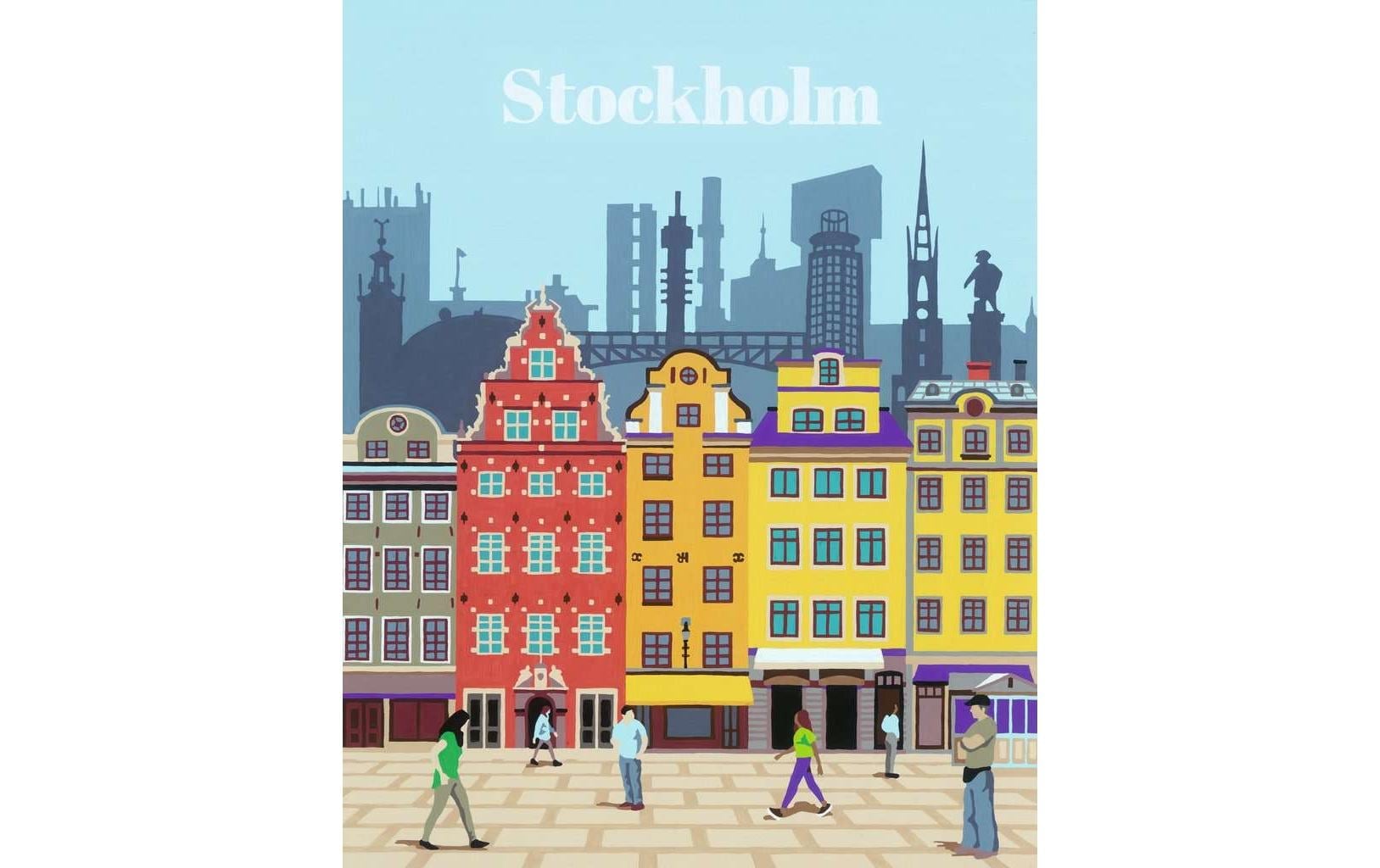 Ravensburger Malen nach Zahlen »CreArt, Colorful Stockholm« Made in Europe