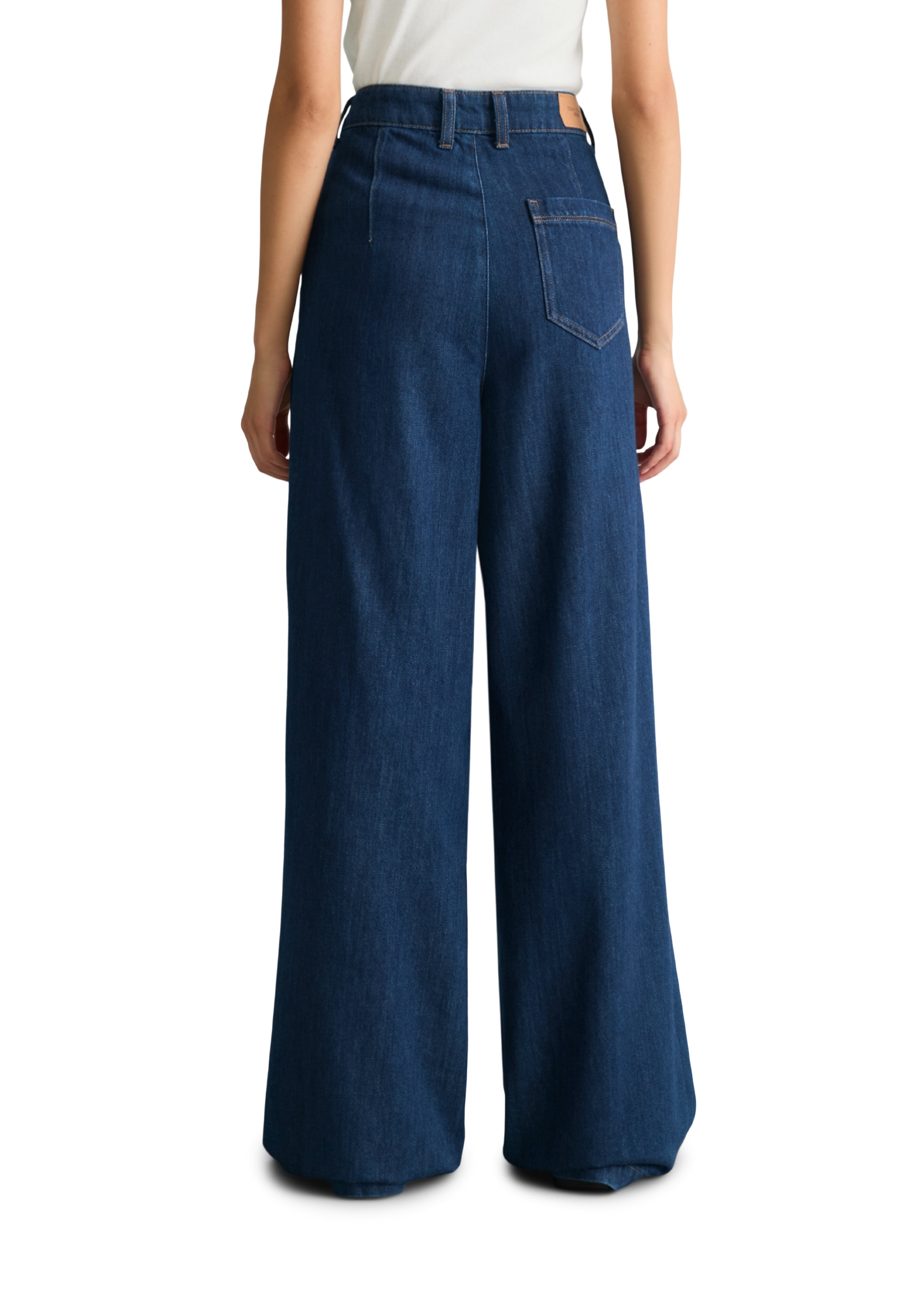 Marc O'Polo DENIM Jeans large Jean à plis larges fabriqué avec Orange Fiber