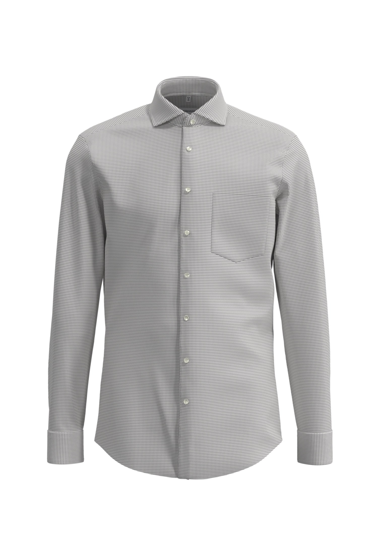 seidensticker Businesshemd »Comfort« Comfort Langarm Kentkragen Struktur