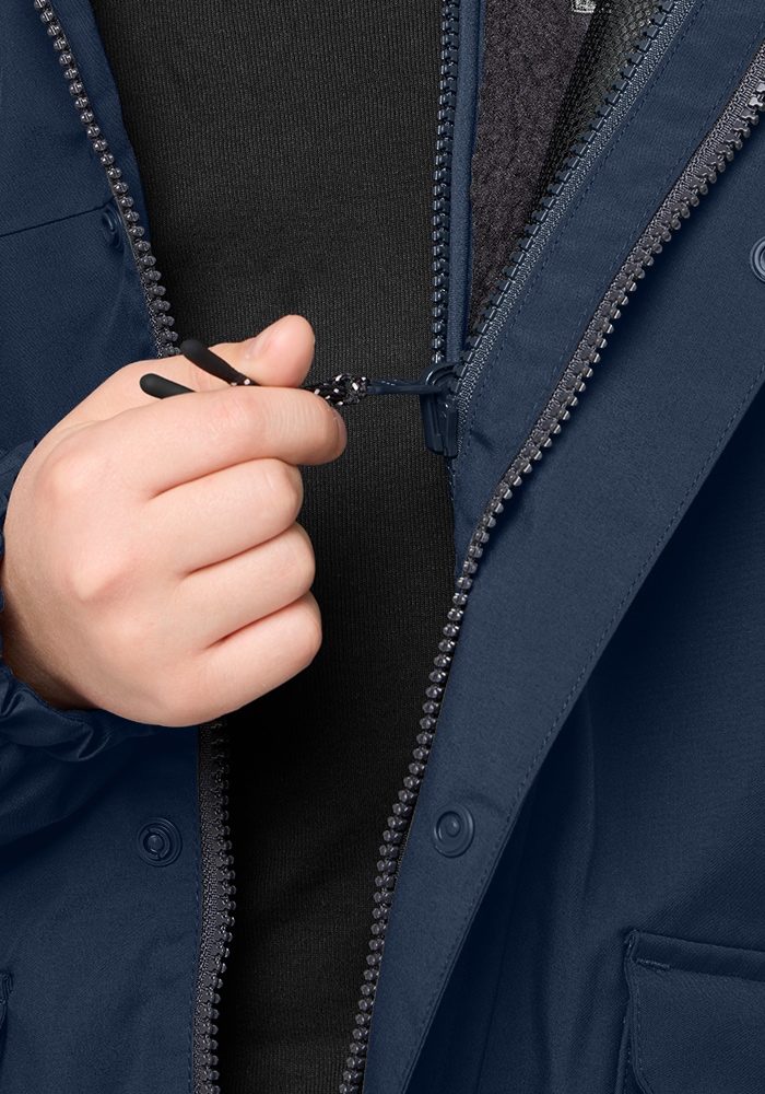 Jack Wolfskin Veste fonctionnelle 3 en 1 »COSY BEAR 3IN1 PARKA K« mit Kapuze